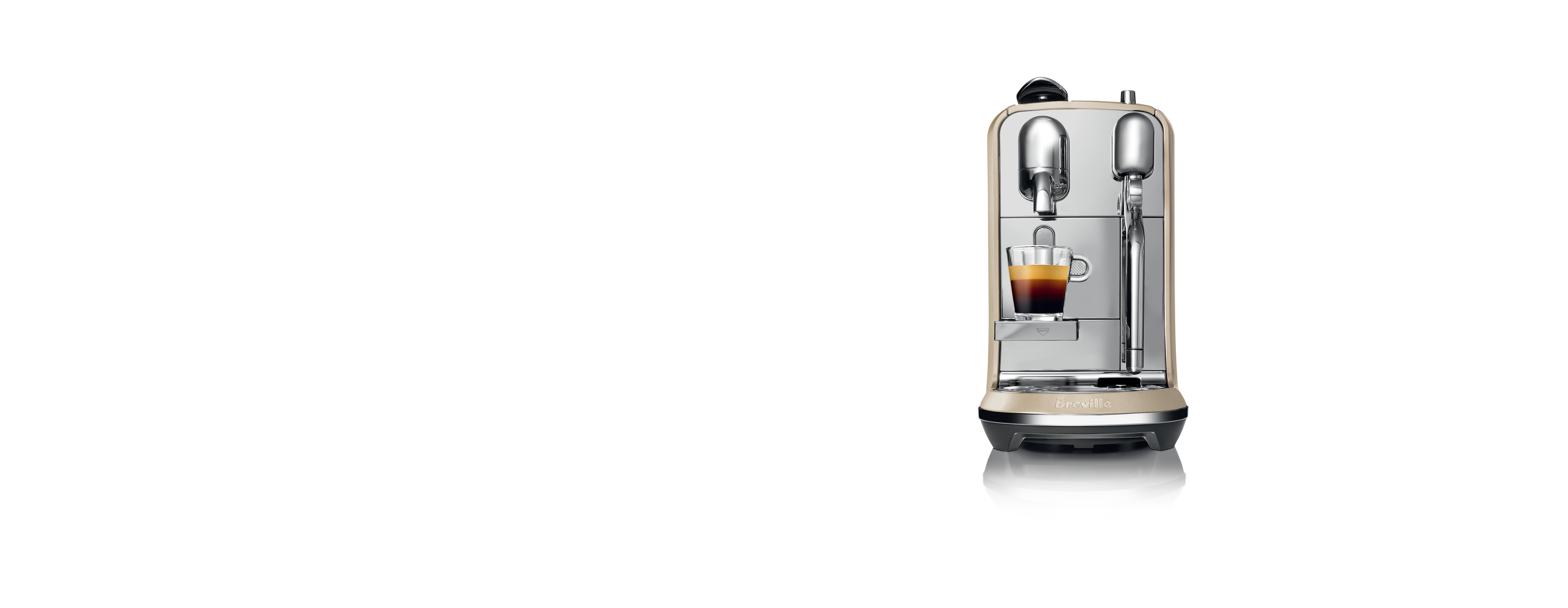 Creatista Breville Royal Champagne Coffee Machine | Nespresso