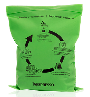 NESPRESSO Green Recycling Bag
