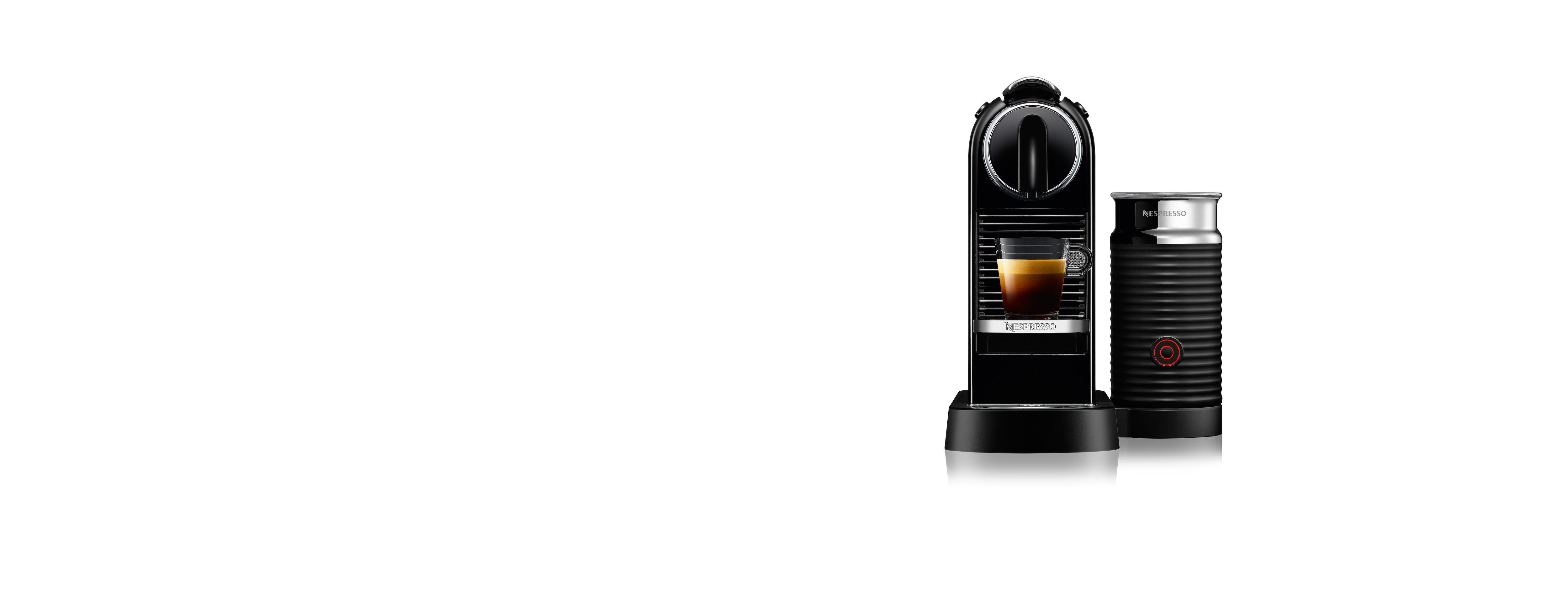 Addiction New Zealand Spiritus CitiZ&Milk Limousine Black | Original Coffee Machines | Nespresso USA