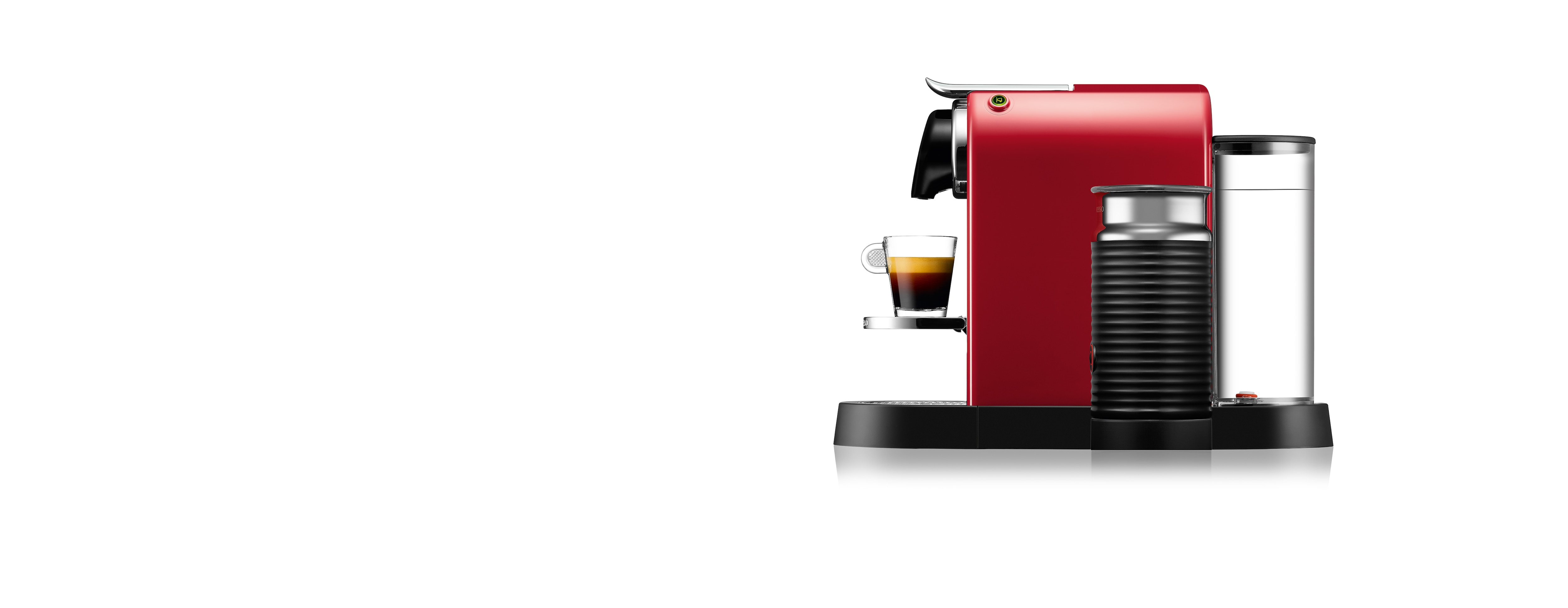 dok langsom håndbevægelse CitiZ&Milk Cherry Red | Original Espresso Machine | Nespresso USA