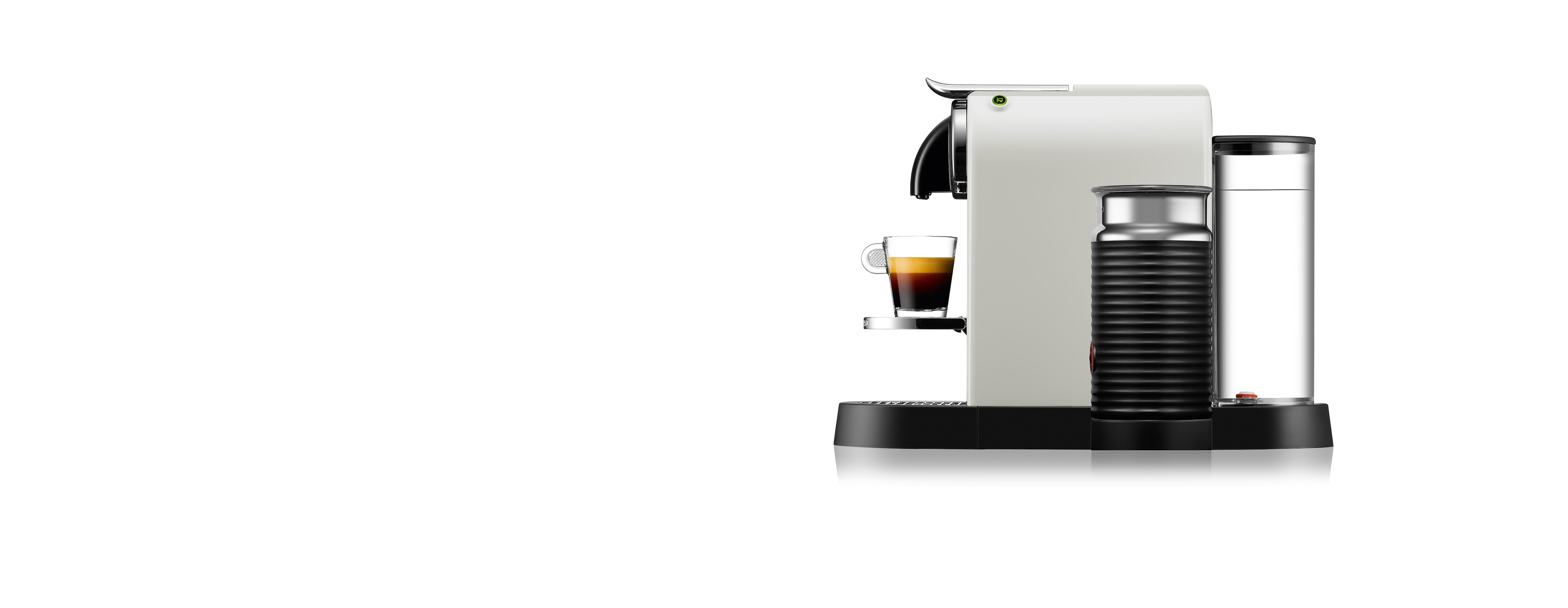 Nespresso 190 CitiZ and Milk Coffee Machine by Magimix, Cream