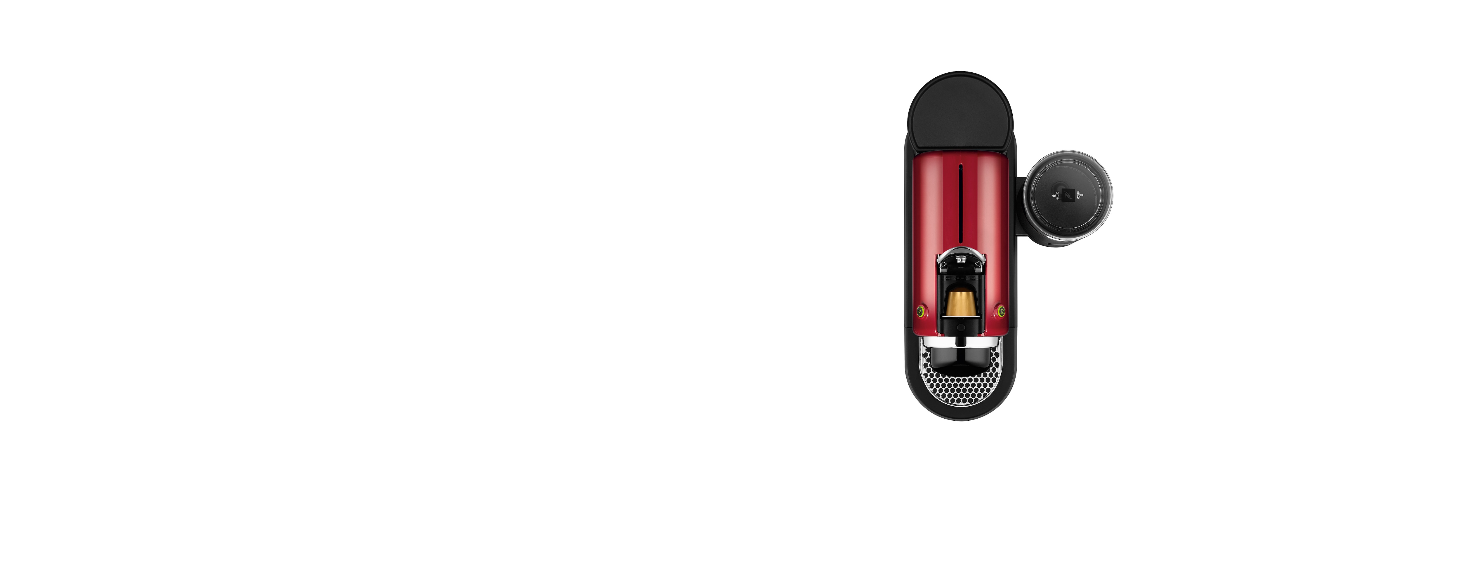 Krups CitiZ&milk C122 coffee machine by Nespresso, Cherry Red