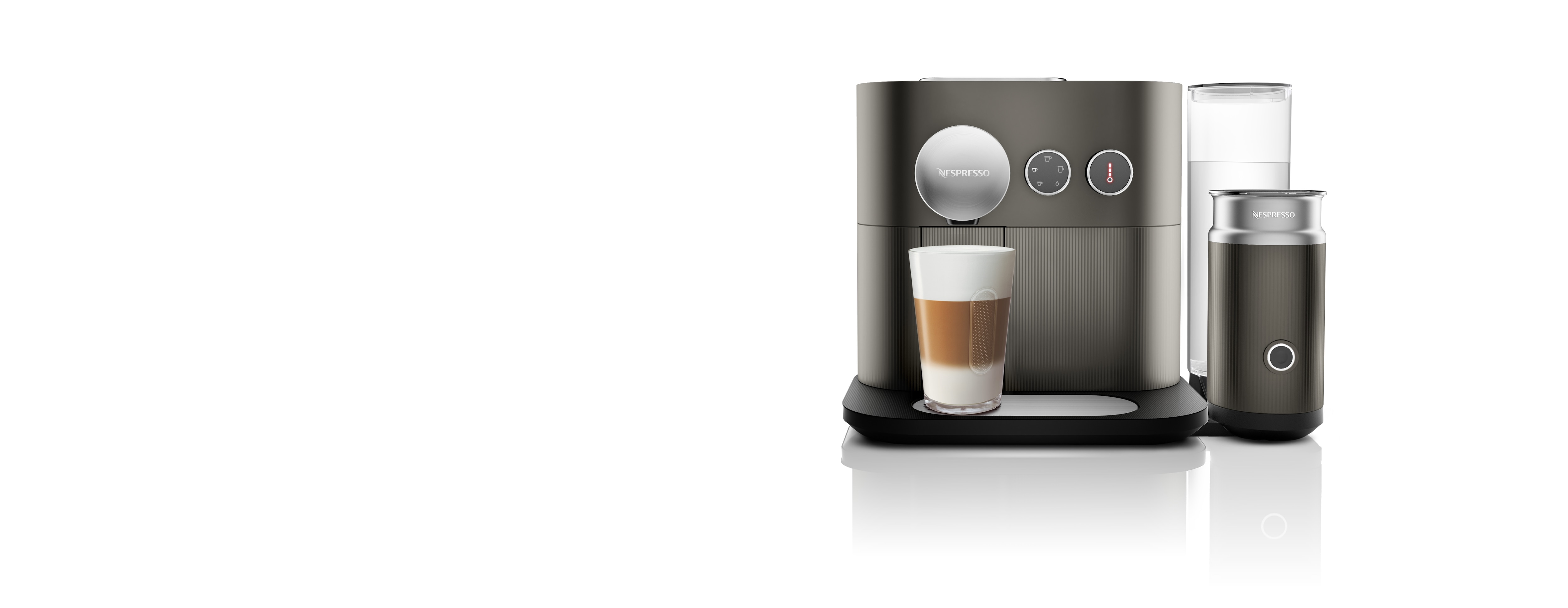 Expert and Milk | Grå | Kaffemaskine med Bluetooth