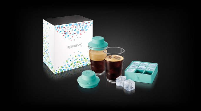 Nespresso, Kitchen, New Nespresso Iced Coffee Set Barista Shaker Silicone  Ice Tray 3 Pods Coconut