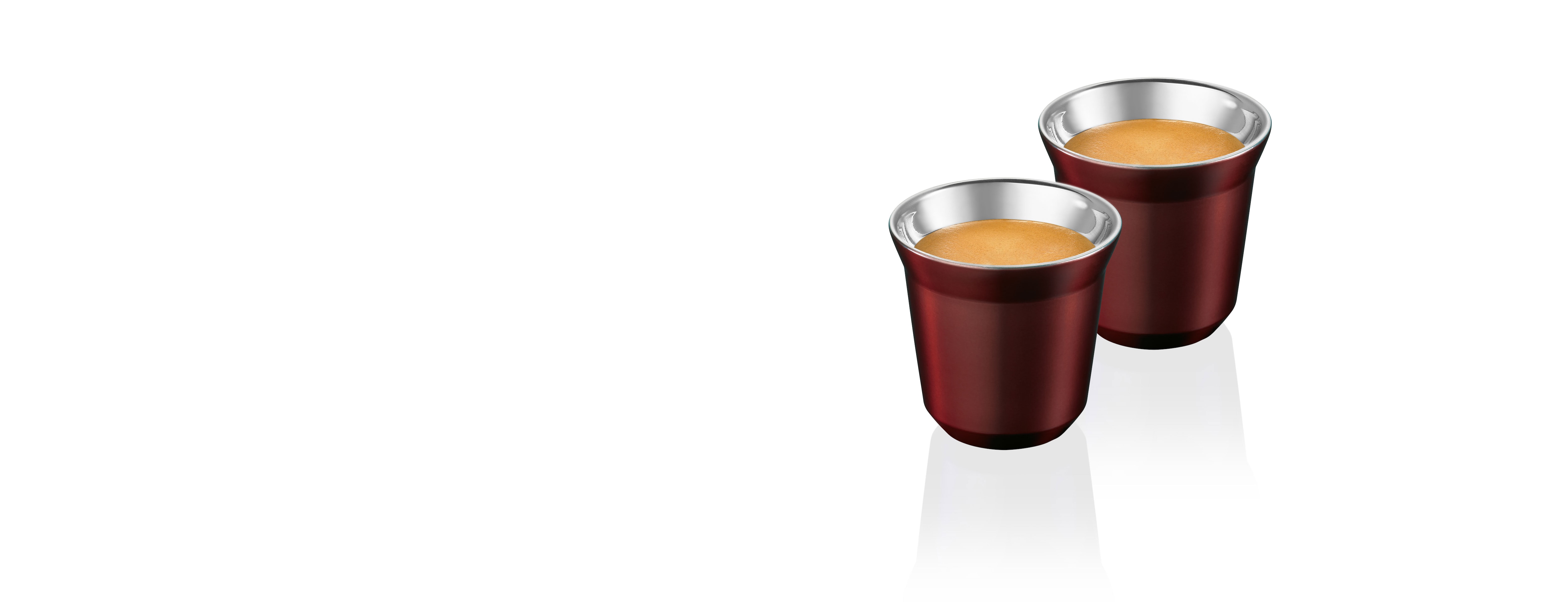Red Espresso Cups | Decaffeinato Color 