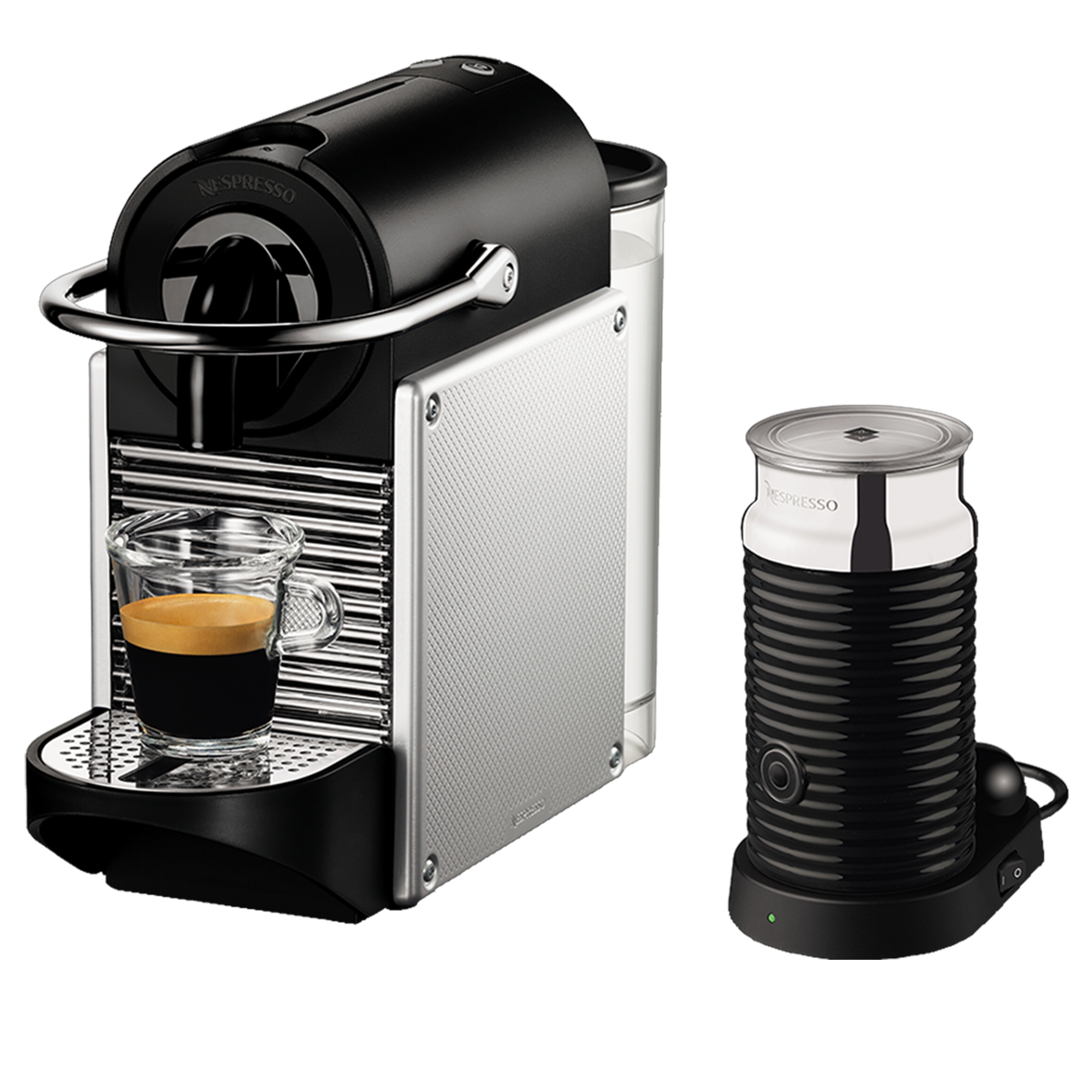 Pixie Aluminium Bundle | Original Espresso | Nespresso