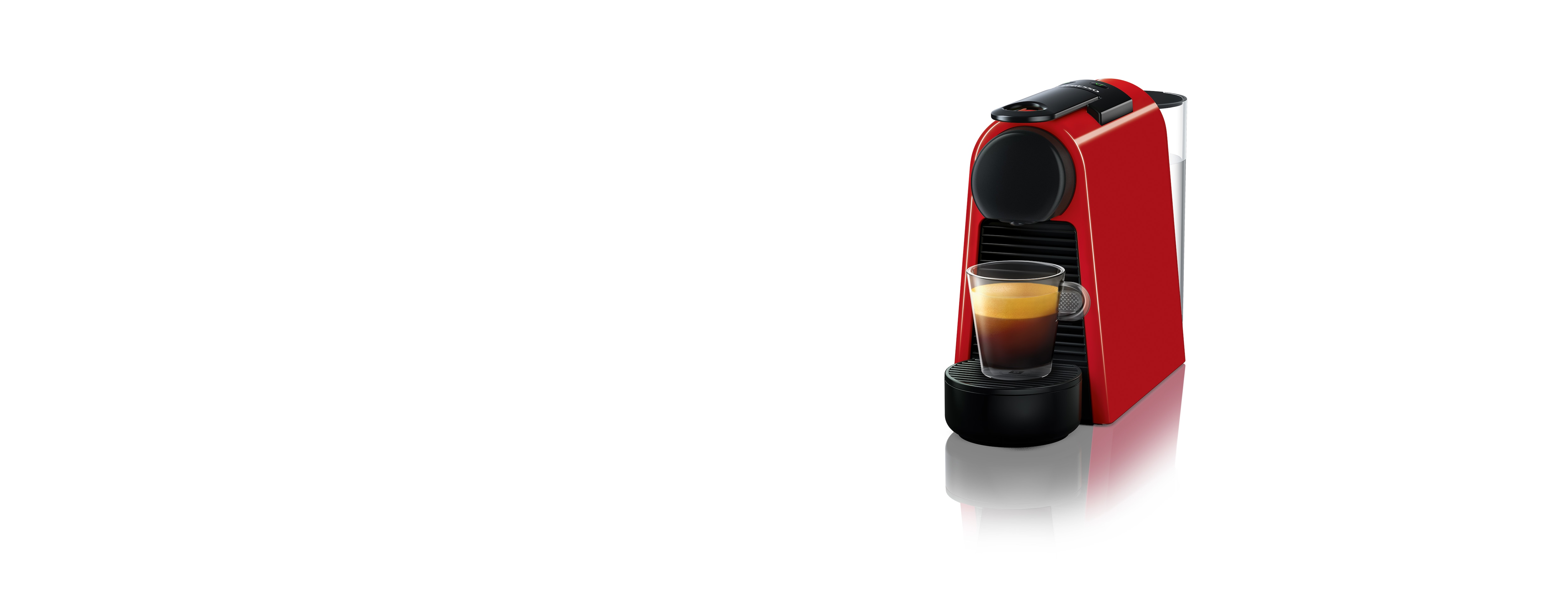 Magimix Essenza Mini Red & Aerroccino - Coffee Machines - Nespresso