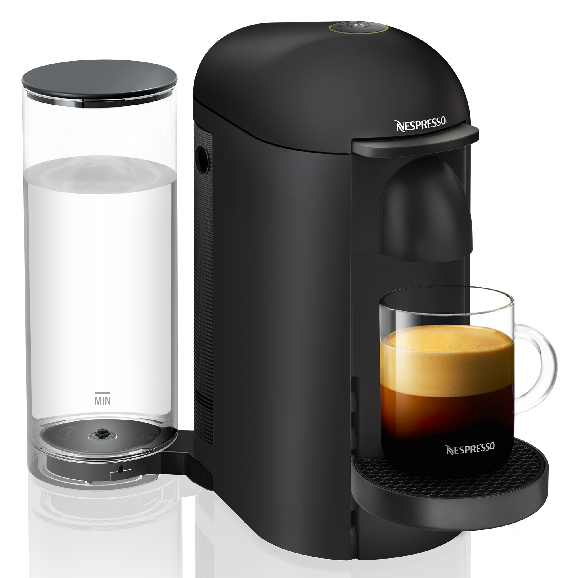 Nespresso VertuoPlus Deluxe Coffee and Espresso Machine by Breville Titan 
