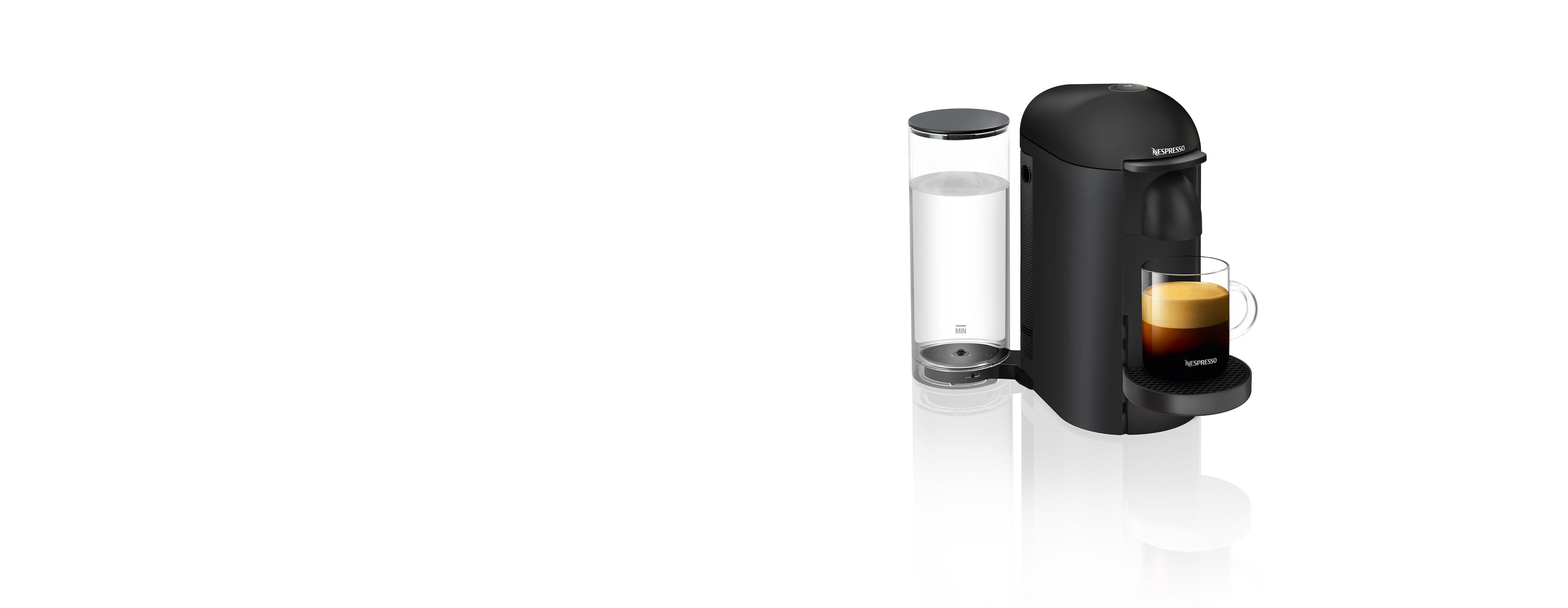 VertuoPlus Deluxe Matte Black Vertuo Coffee Machine Nespresso USA