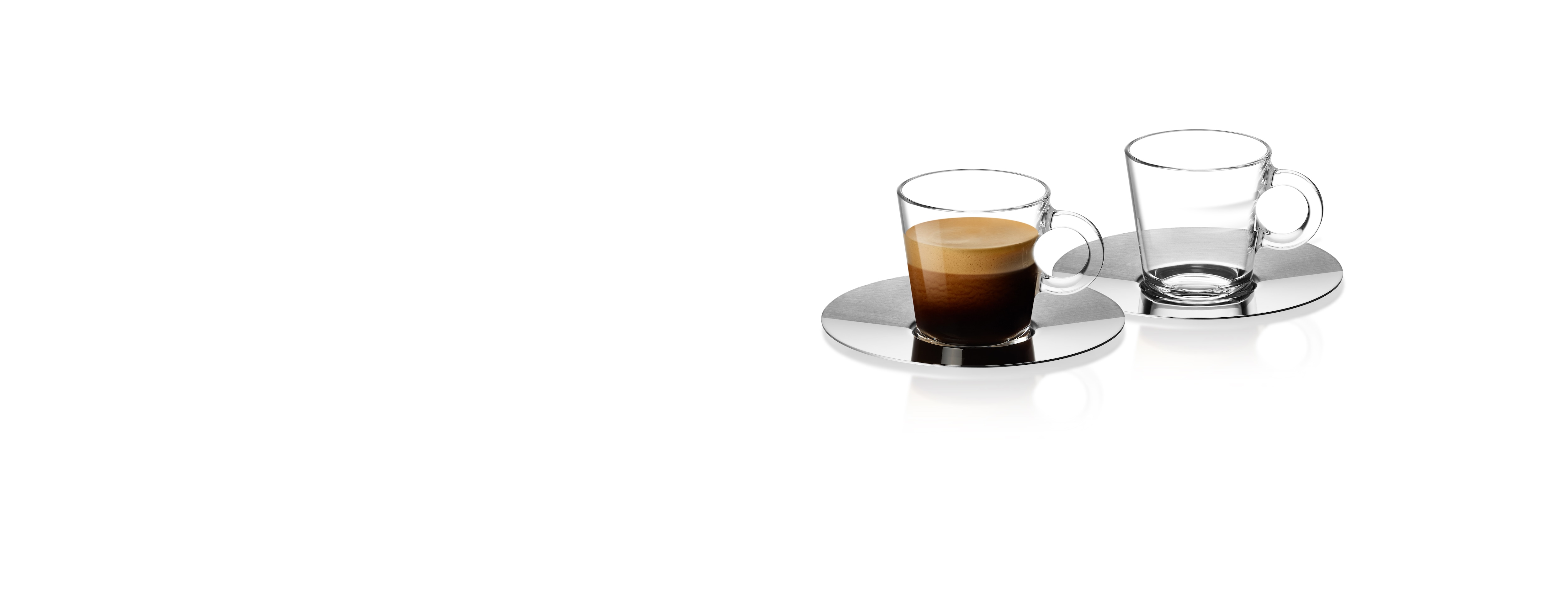 Nespresso ORIGIN Tasses à expresso lot de 2 - tasse à café - verre Nespresso