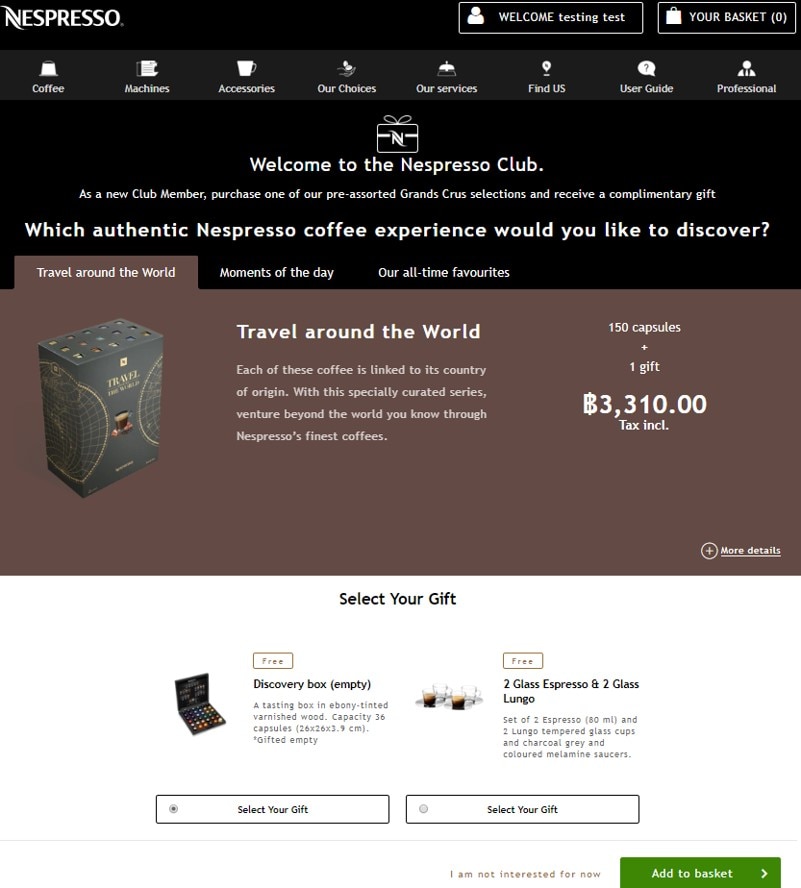 How to Register an Account Nespresso™ Thailand