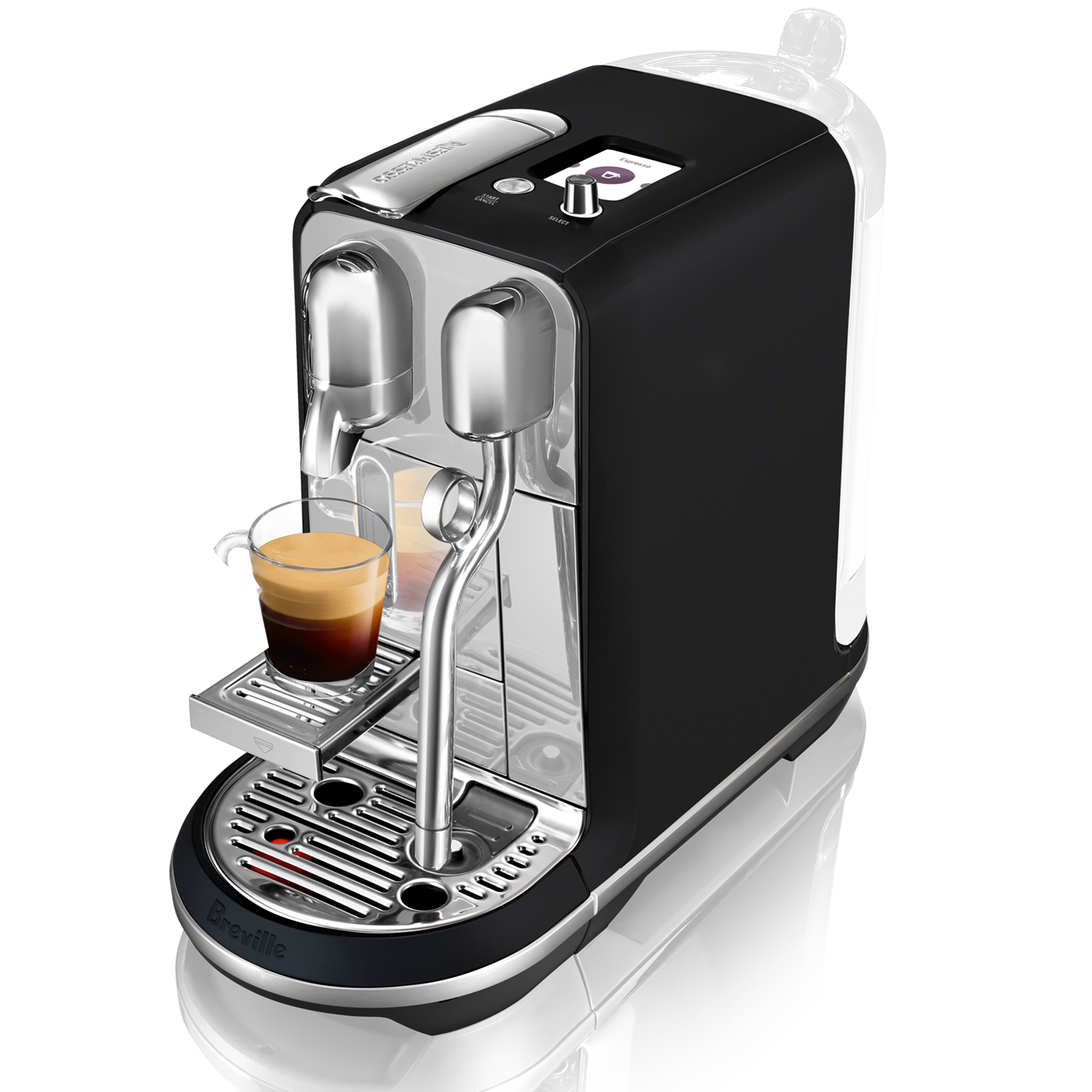 Mousseur à lait Nespresso Barista W10 Connect Acier inox