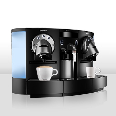 Black Gemini 220 commercial coffee machine