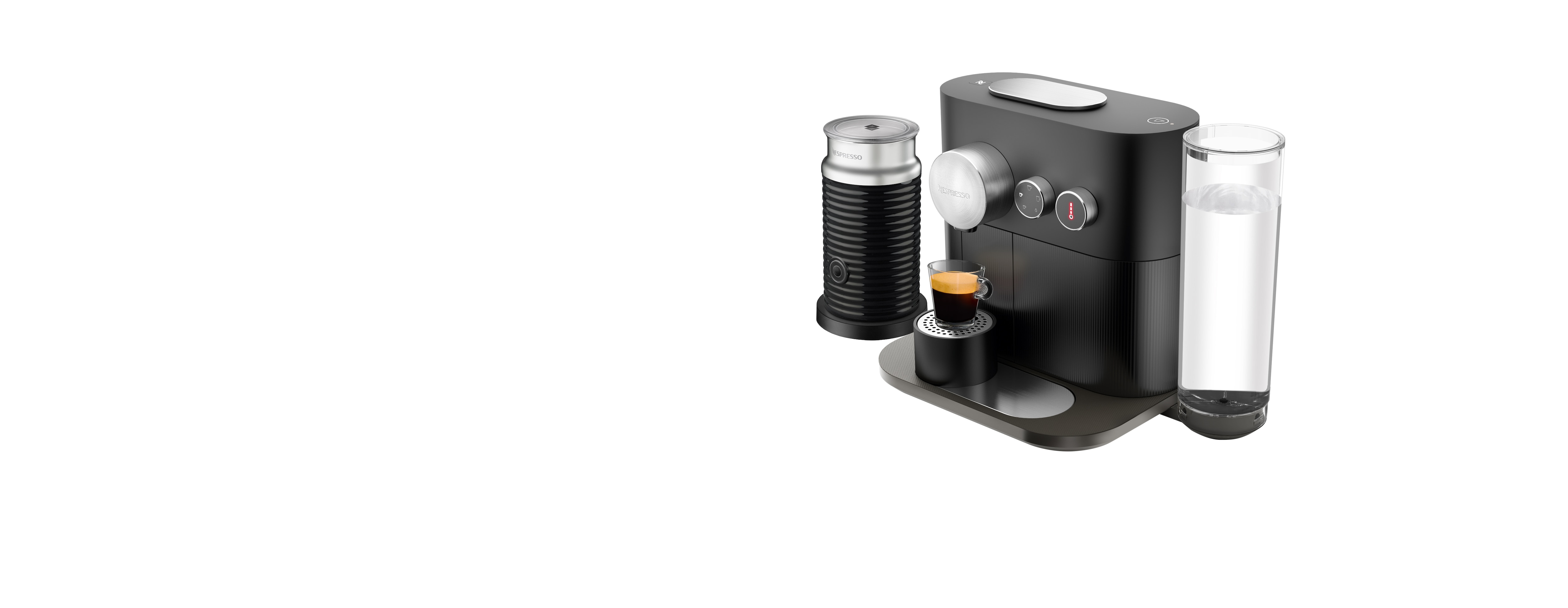 Expert Preta & Aeroccino 110v | Máquina de Café | Nespresso Brasil