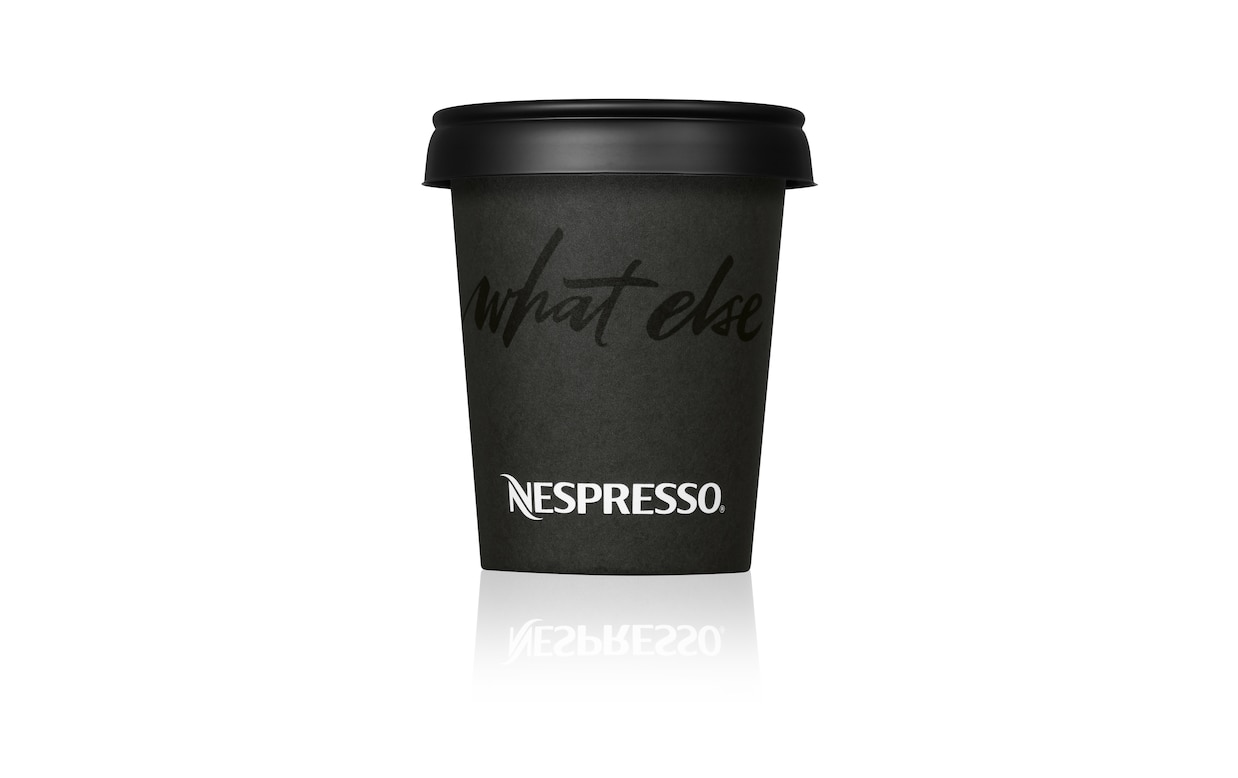 Plastic Lids For On The Go Paper Cups 185ml Coffee Tasting Nespresso Professional