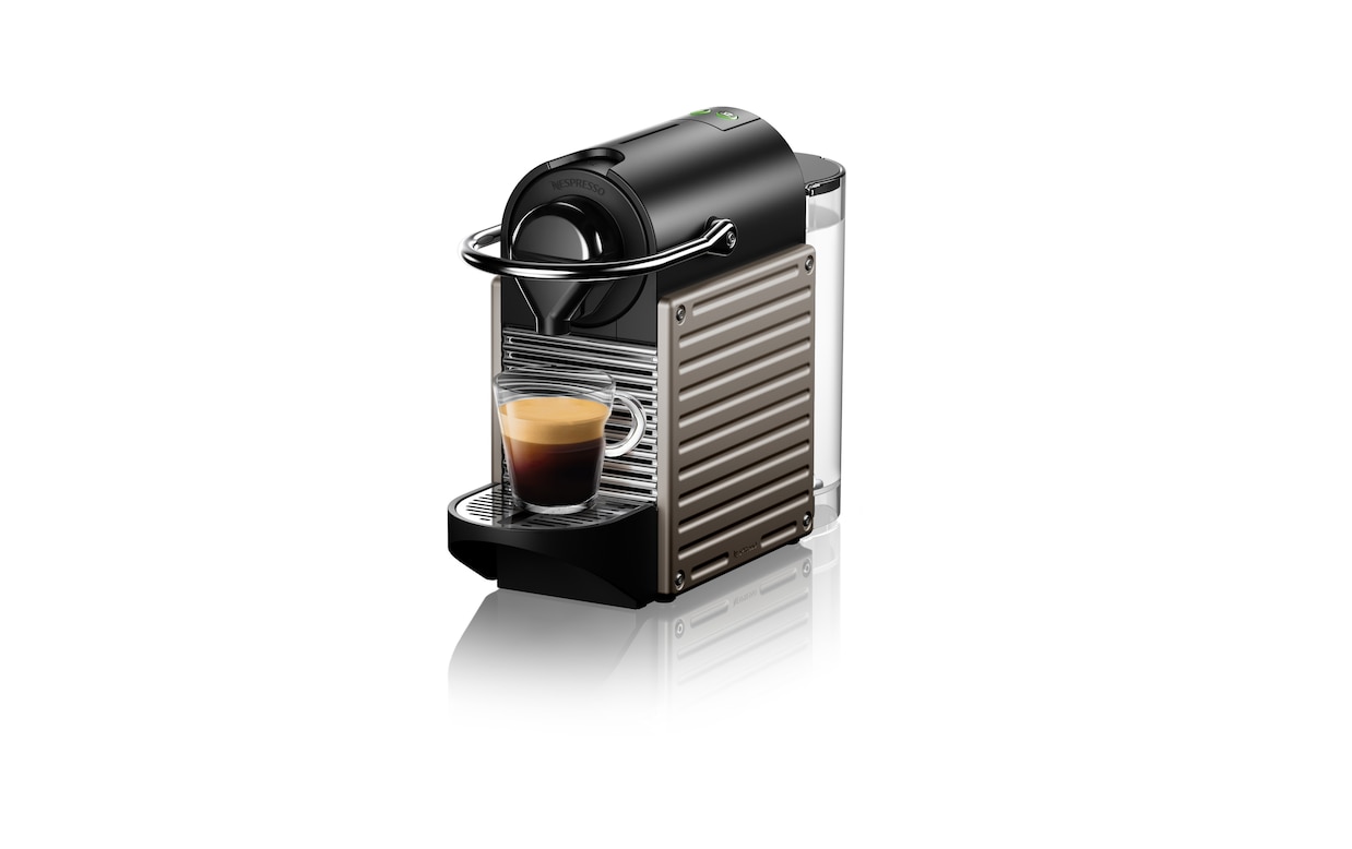 Pixie Titanium | Small Coffee Machines | Nespresso UK