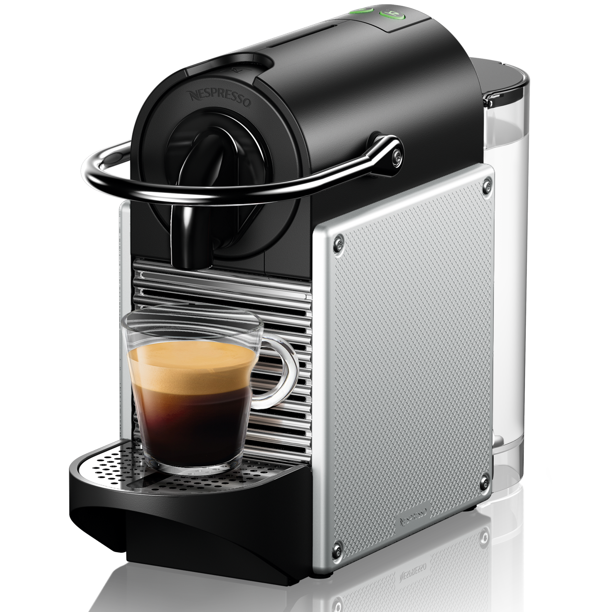 het kan heerlijkheid Voortdurende Nespresso Pixie Electric Titanium Coffee Machine | Nespresso