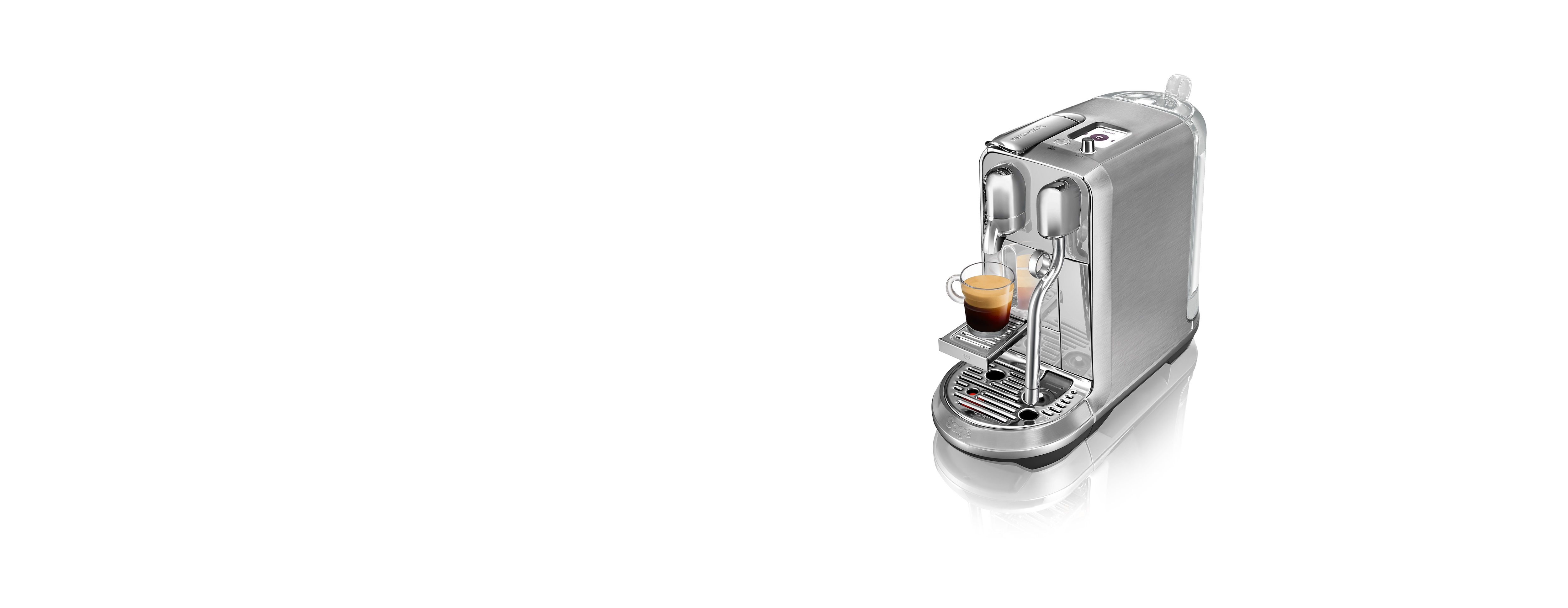 nespresso stainless steel machine
