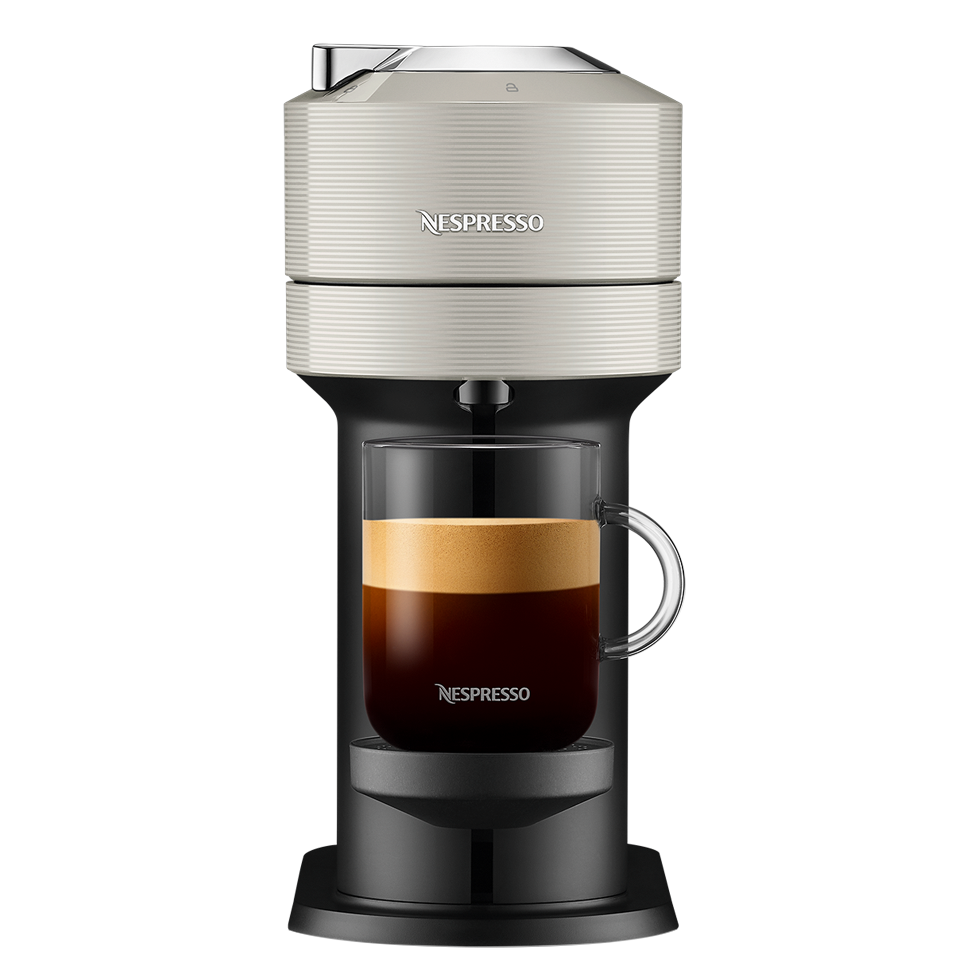 Light Grey Nespresso Vertuo Next XN910B40 Coffee Machine 1.1 Litre 1500 W by KRU 