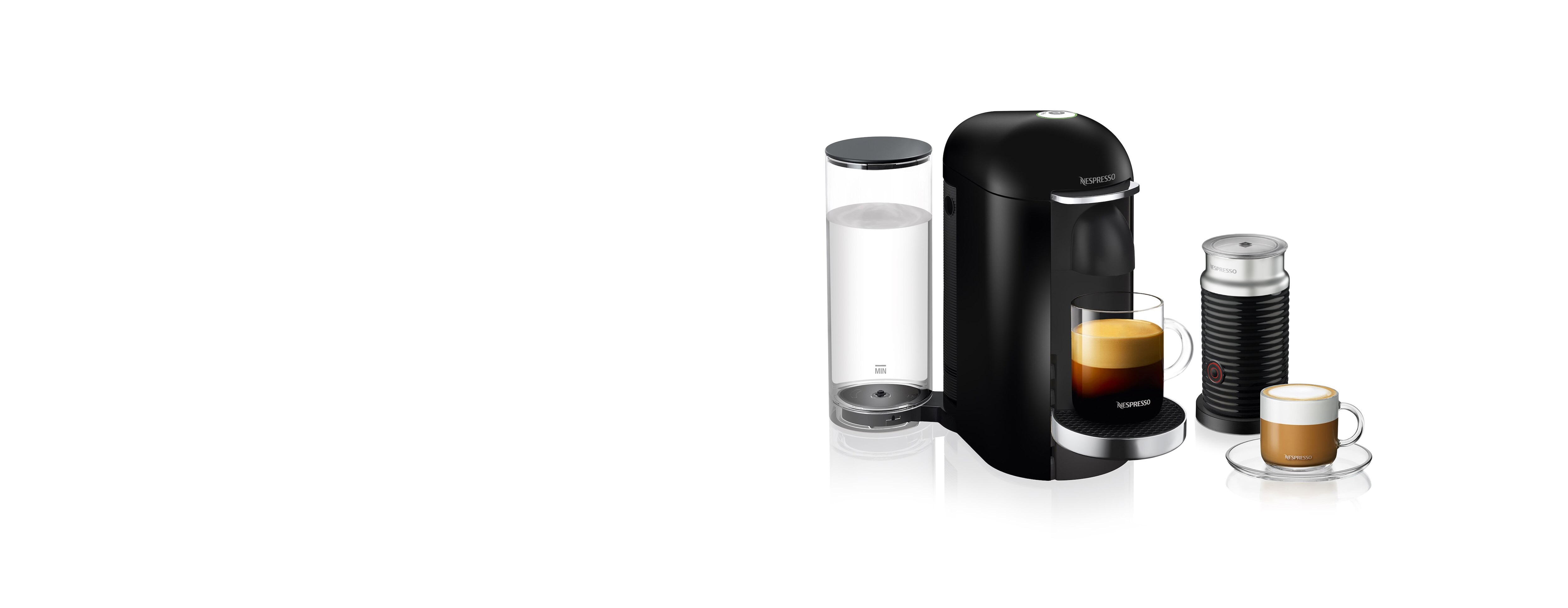 Vertuo Plus Black Round Top Coffee 