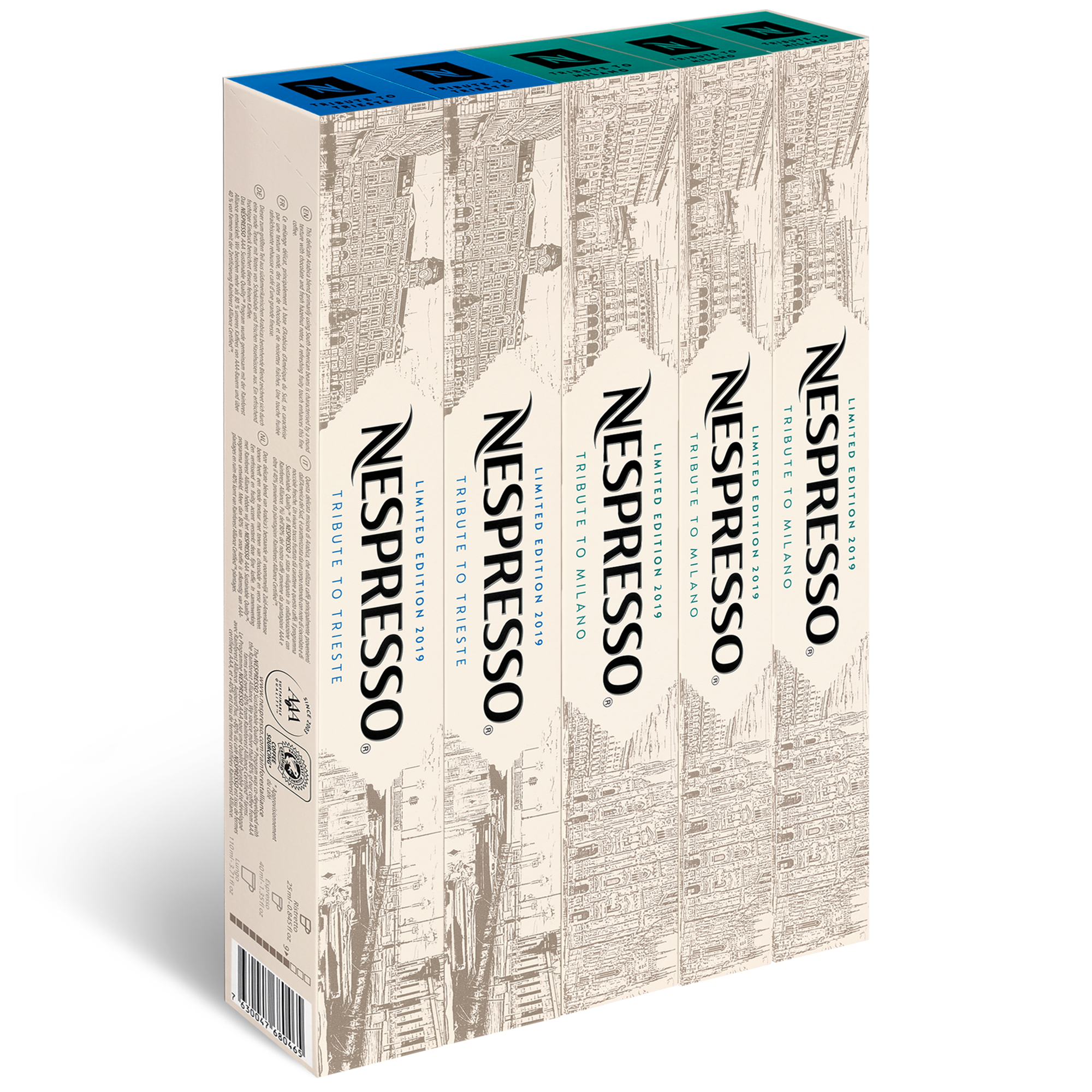 Nespresso Tribute To Trieste Limited Edition 2019 – 50 OriginalLine Capsules (Switzerland)