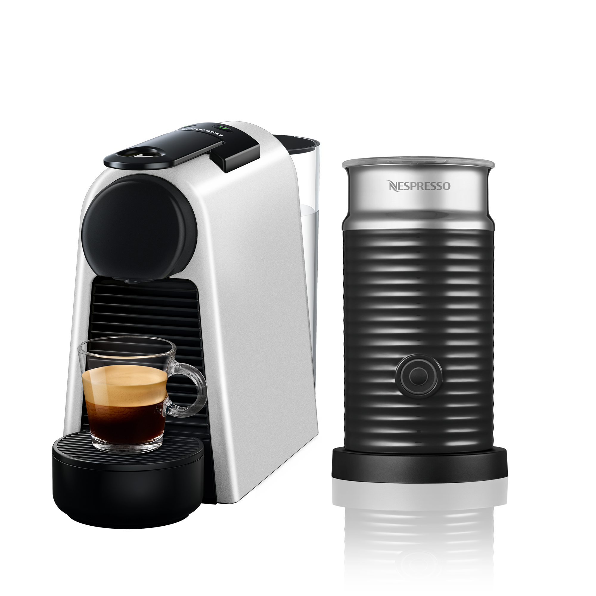 Essenza Mini D Metal \u0026 Aeroccino Bundle 
