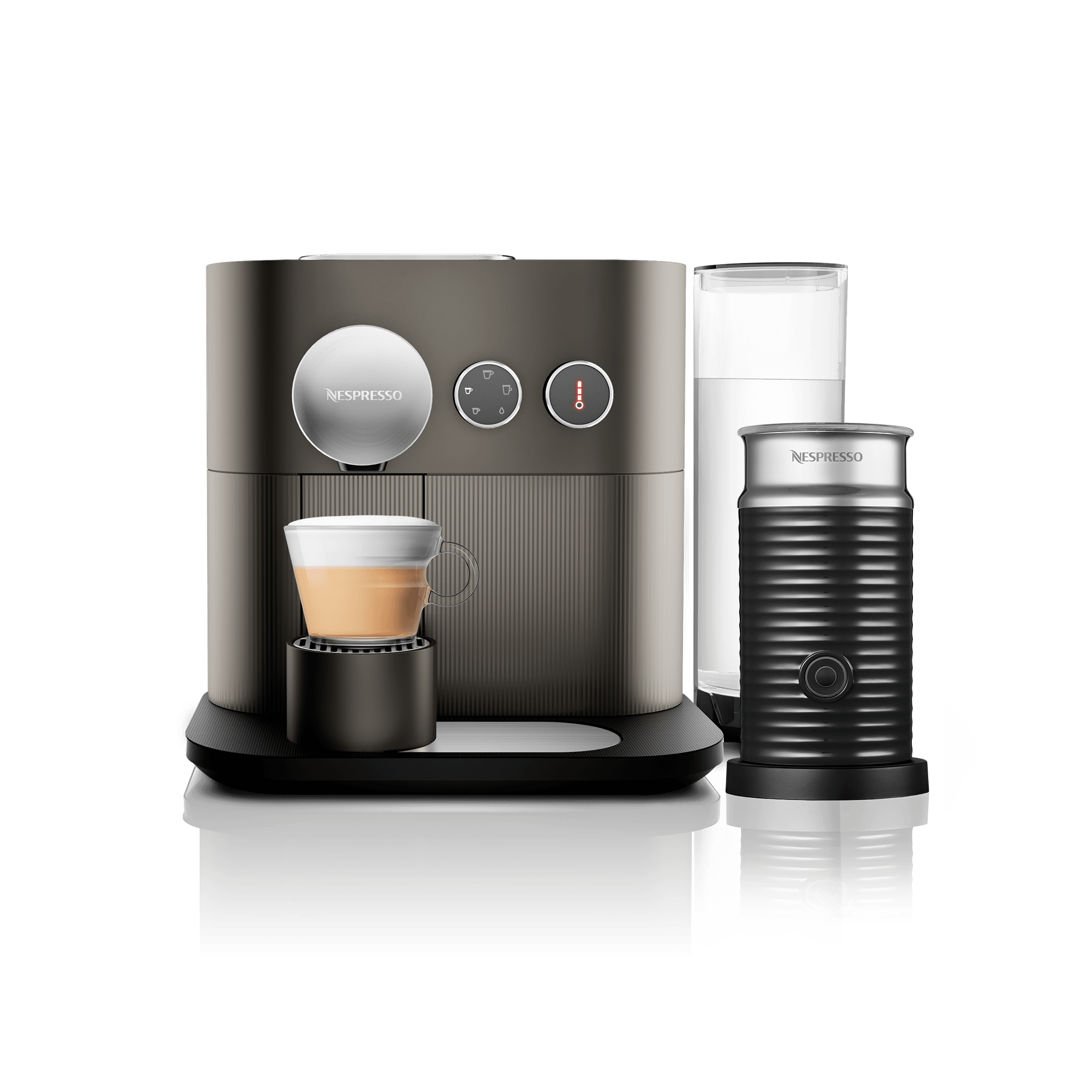 udendørs Den aktuelle Afslut Expert Machine Anthracite Grey and Aeroccino | Coffee Machines | Nespresso  Mexico
