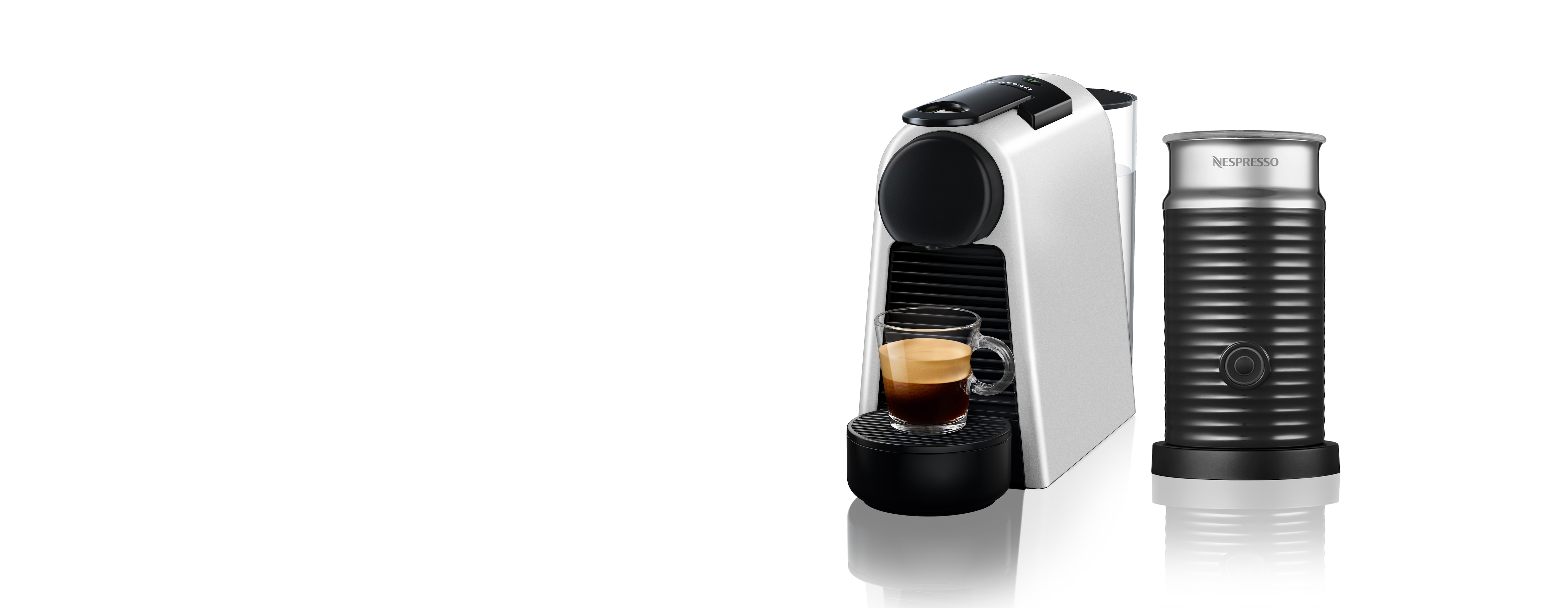 Essenza Mini D Metal \u0026 Aeroccino Bundle 