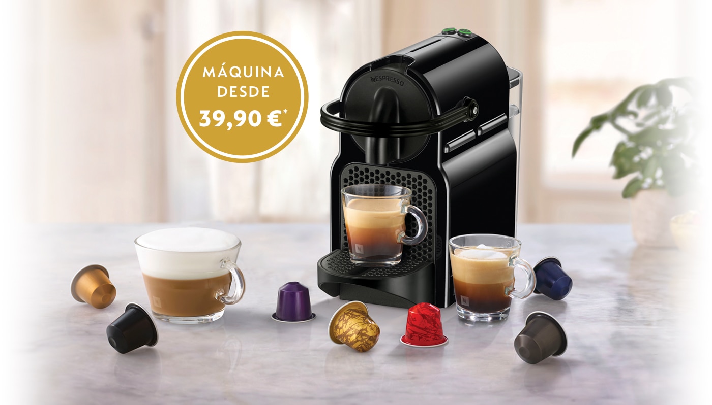 Nespresso ® capsule coffee machine offer Up to 60€ off in your order