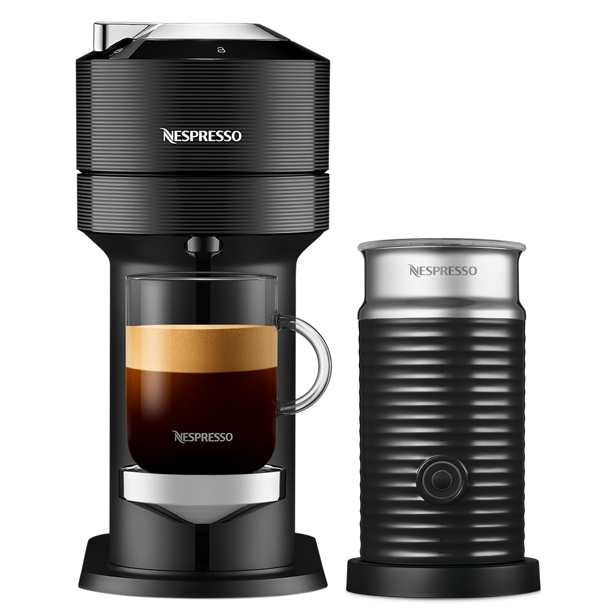 Vertuo Next Premium Classic Black & Aeroccino Bundle