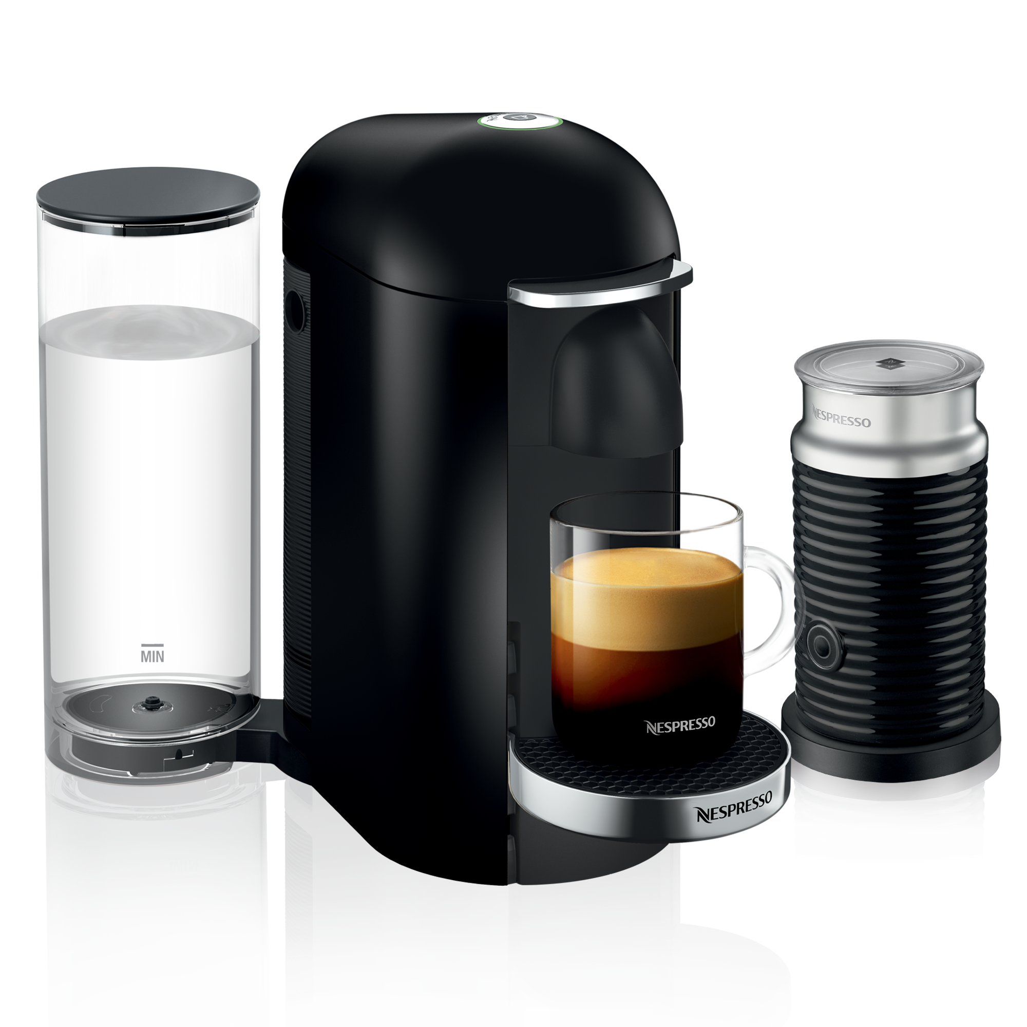 Vertuo Pop Deluxe Titan + Aeroccino, Máquina de café