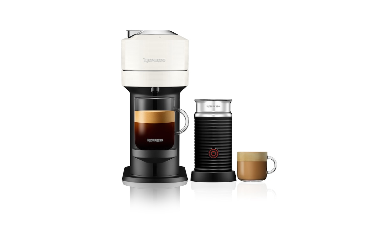 finger sammen Retningslinier Vertuo Next Coffee Machine and Aeroccino3 Milk Frother | White | Nespresso  Australia