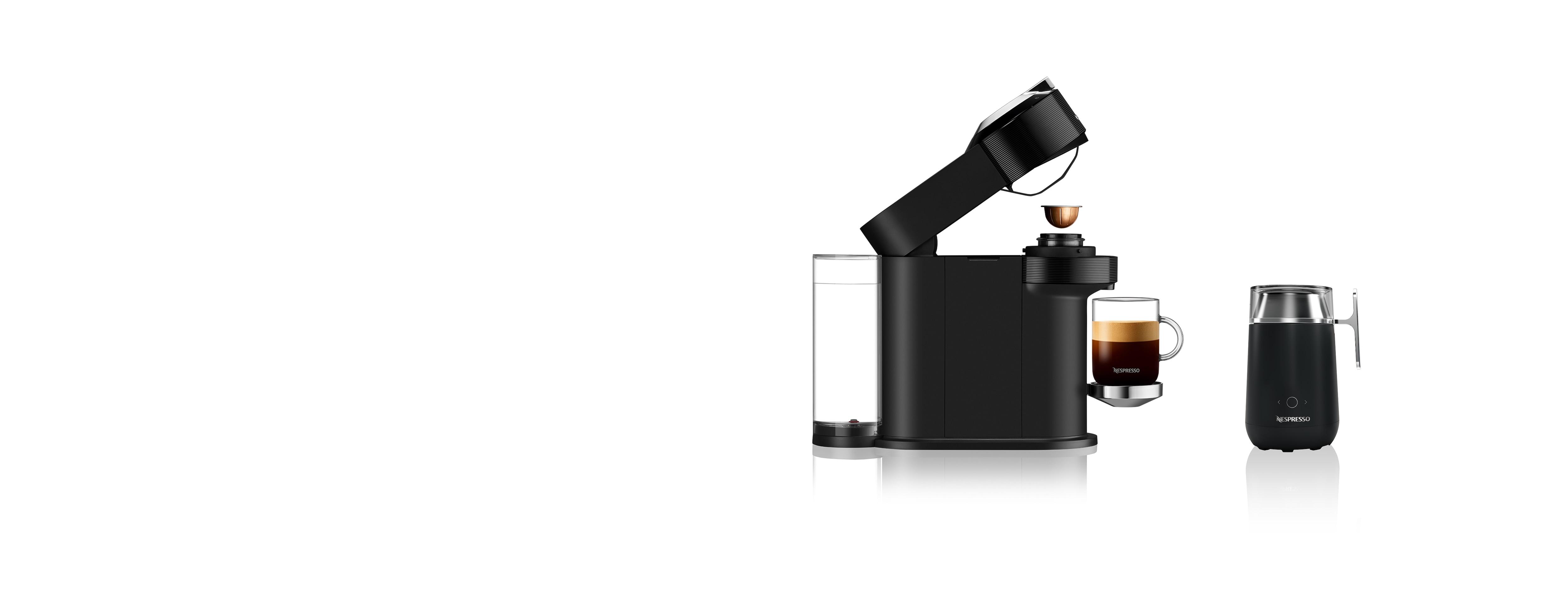 Coffee Machine and Barista Milk Frother 