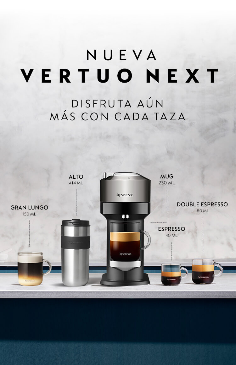  Nespresso Cafetera Vertuo Next, Color Blanco + Café de Regalo 