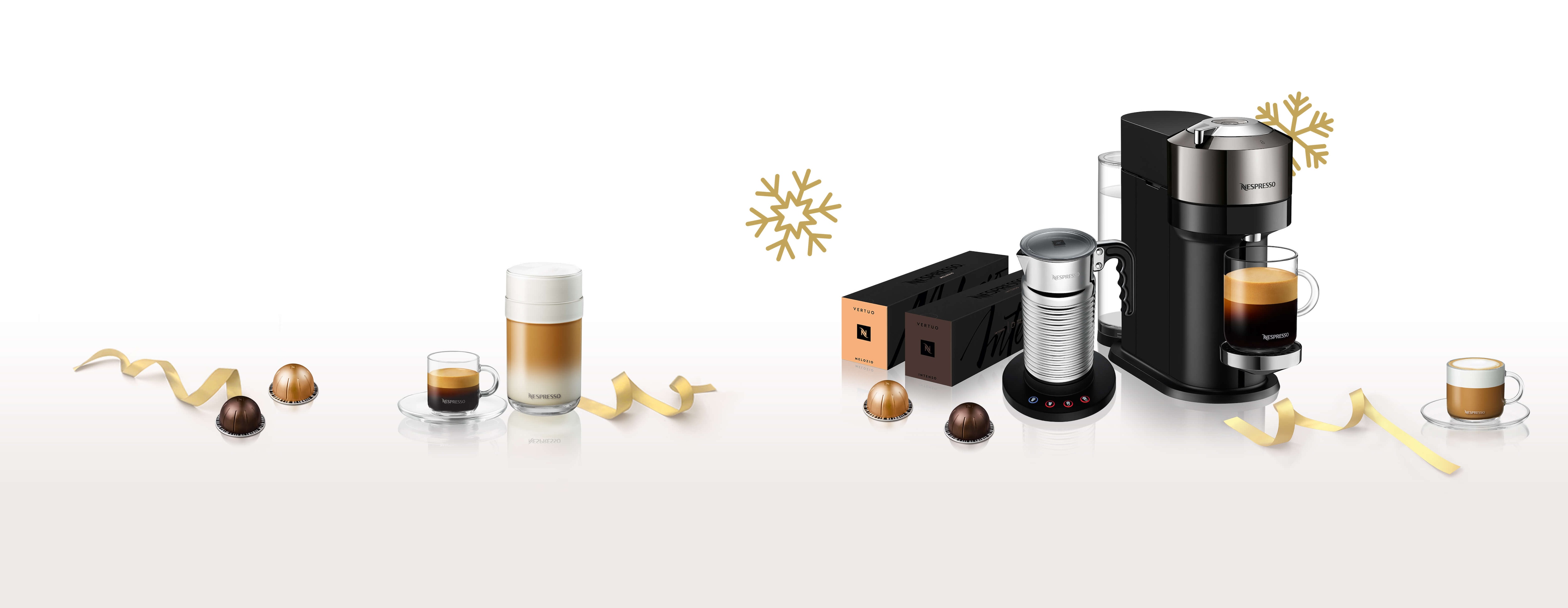Vertuo next matte black cheap & aeroccino4 milk frother