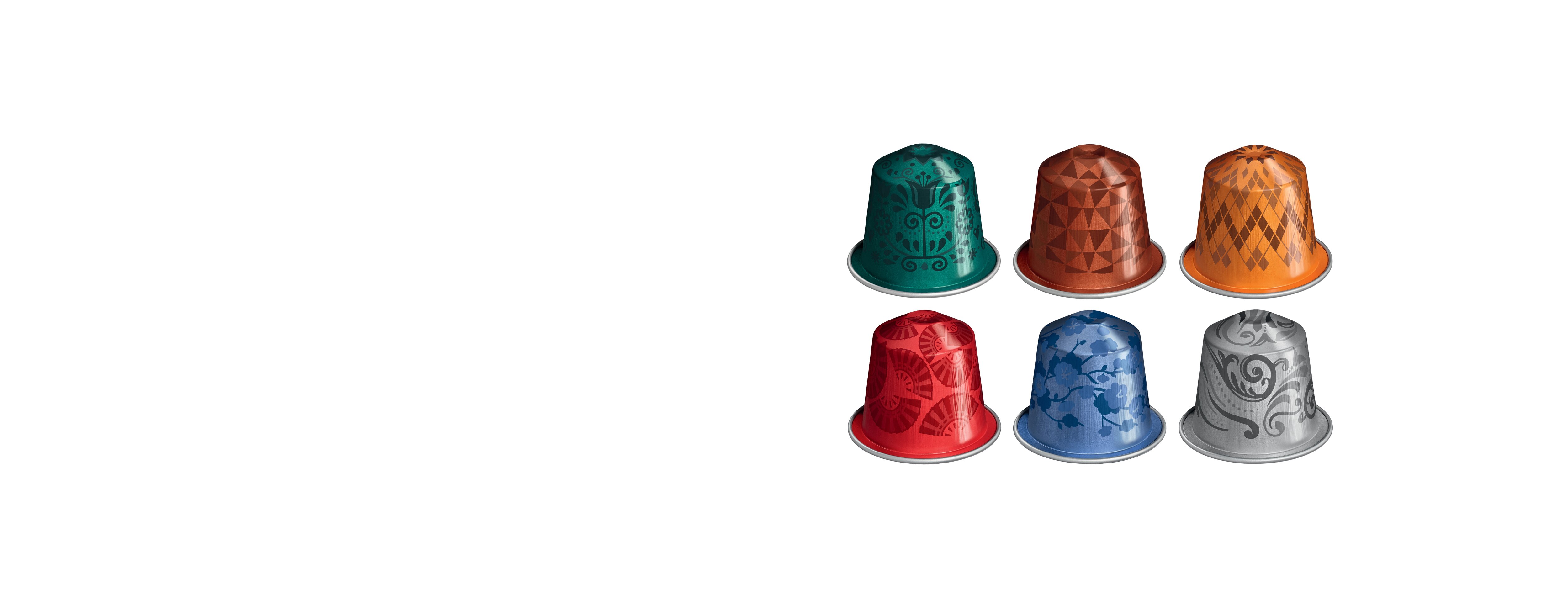 NespressoWorldExplorations 3種25箱カプセル250個 World Exploration Lungo 100 Capsule Assortment ┃Nespresso UK