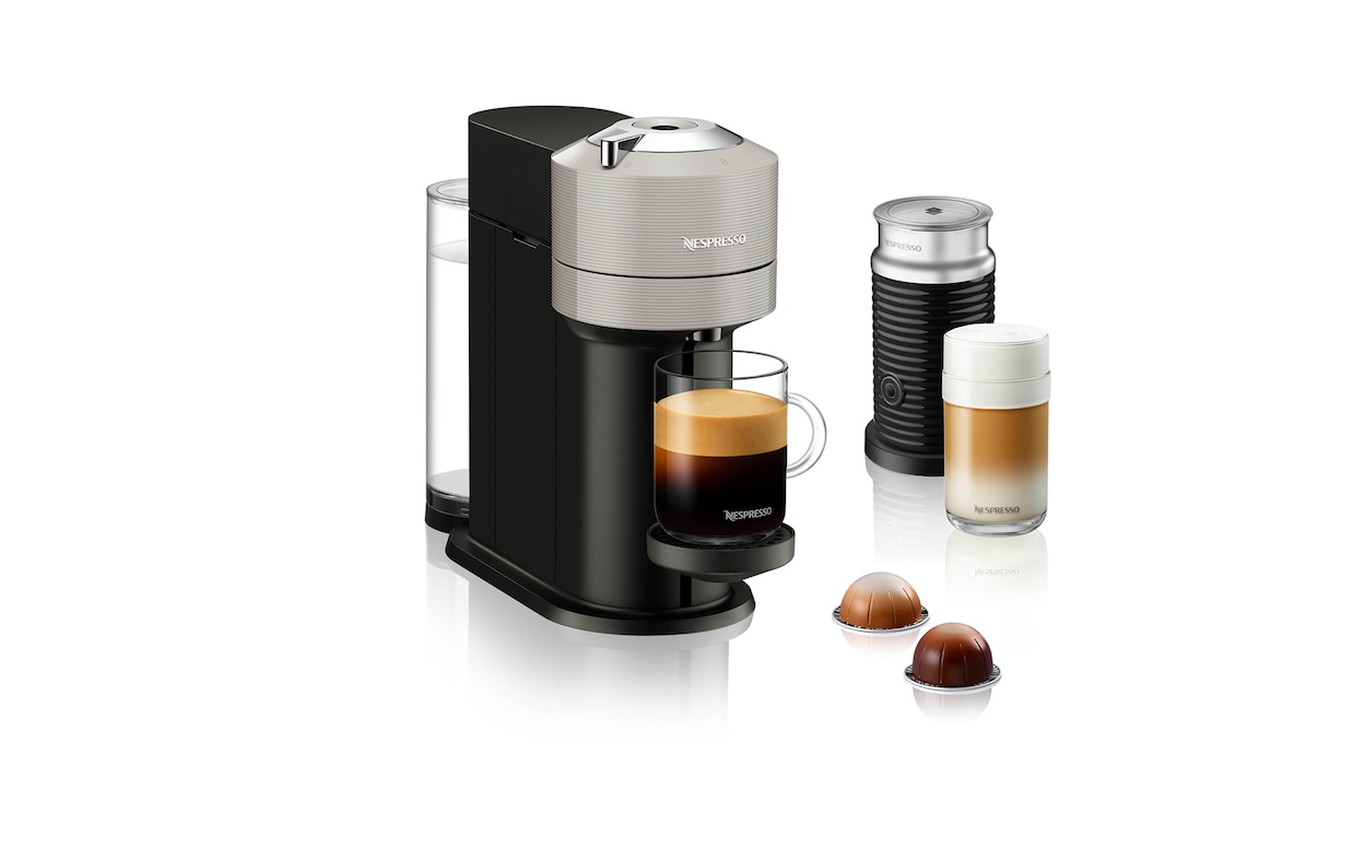 beslutte Udlevering udbytte Vertuo Next Light Gray & Milk Frother Bundle | Vertuo Coffee Machine |  Nespresso USA