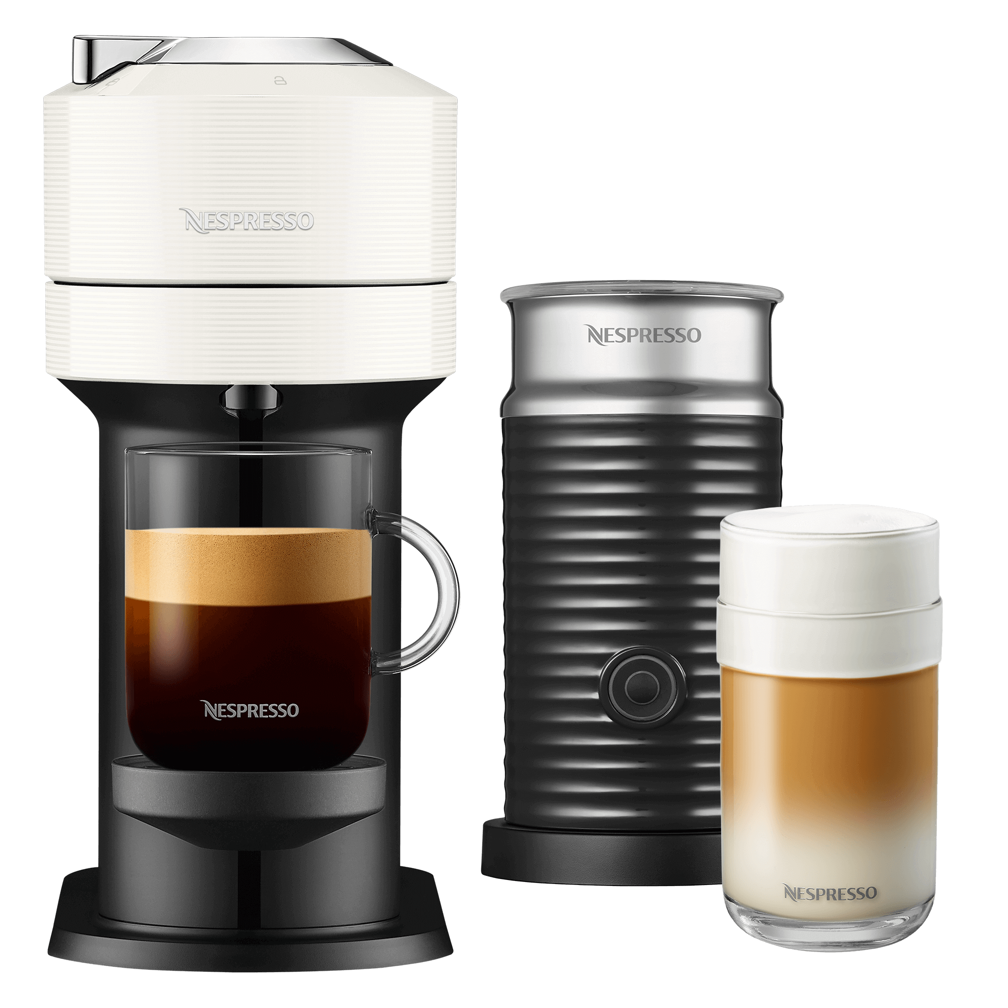 Vertuo next matte black cheap & aeroccino4 milk frother
