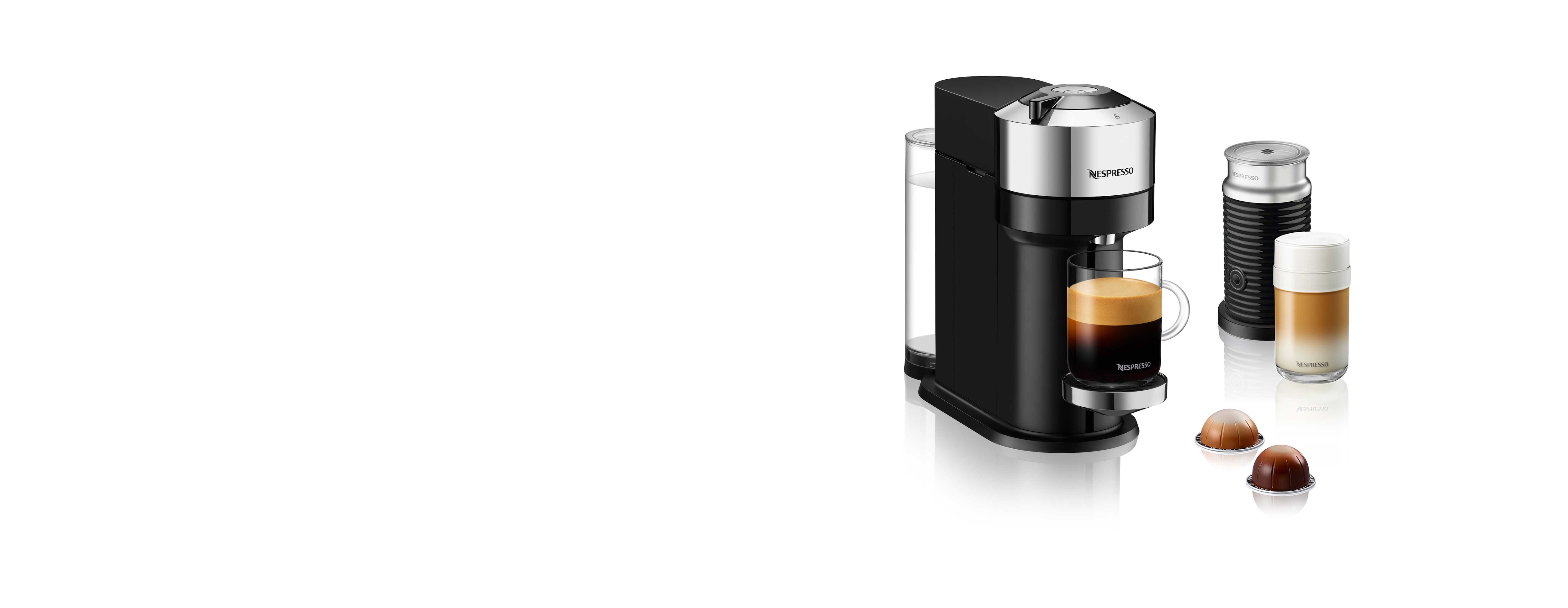 Manoeuvreren Toneelschrijver extract Vertuo Next Deluxe Chrome & Milk Frother Bundle | Vertuo Coffee Machine |  Nespresso USA