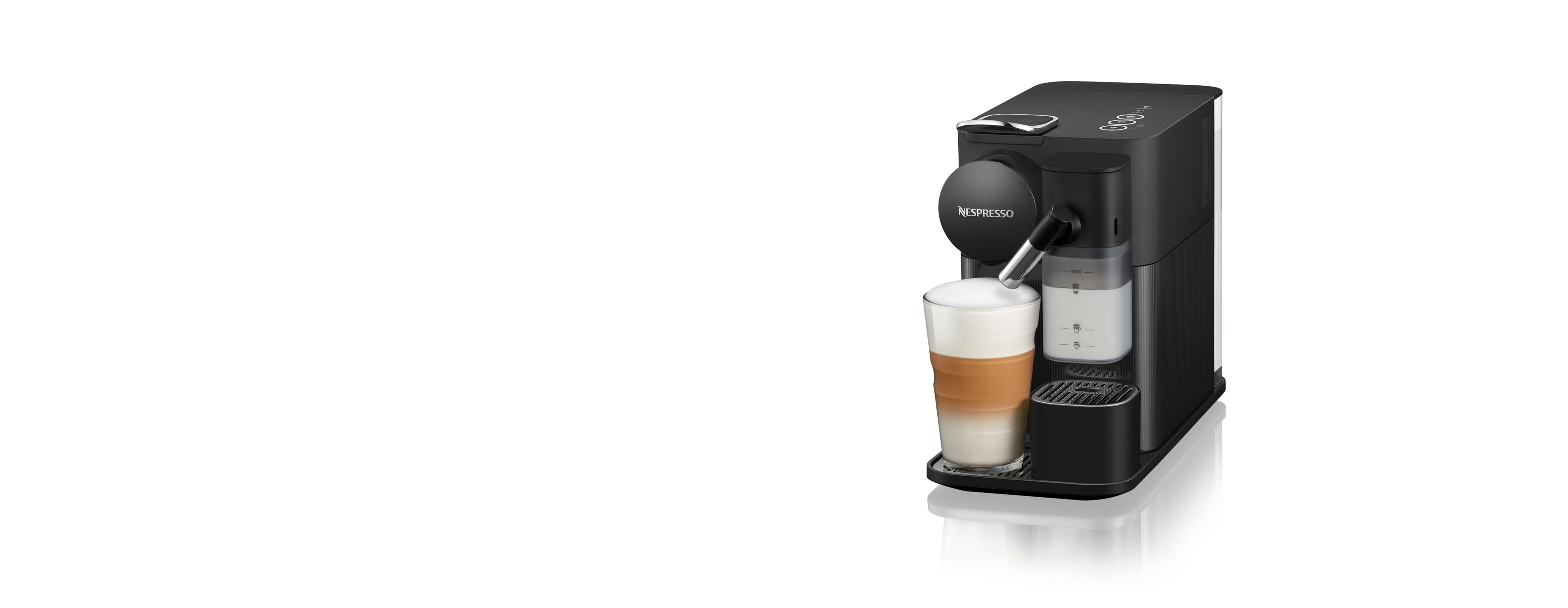 Lattissima One Black | One Touch Milk & Coffee Machine | Nespresso USA