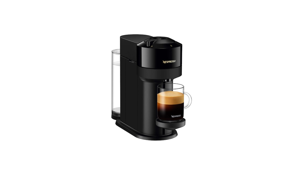 NESPRESSO Kit Cafetera Vertuo Next Glossy Black edición limitada + 1  Espumador de leche Aeroccino 3 + 1 Termo touch travel mug Raspberry +  Cápsulas + 2 Tazas (1 Ciudad de México y 1 Londres) : : Hogar  y Cocina