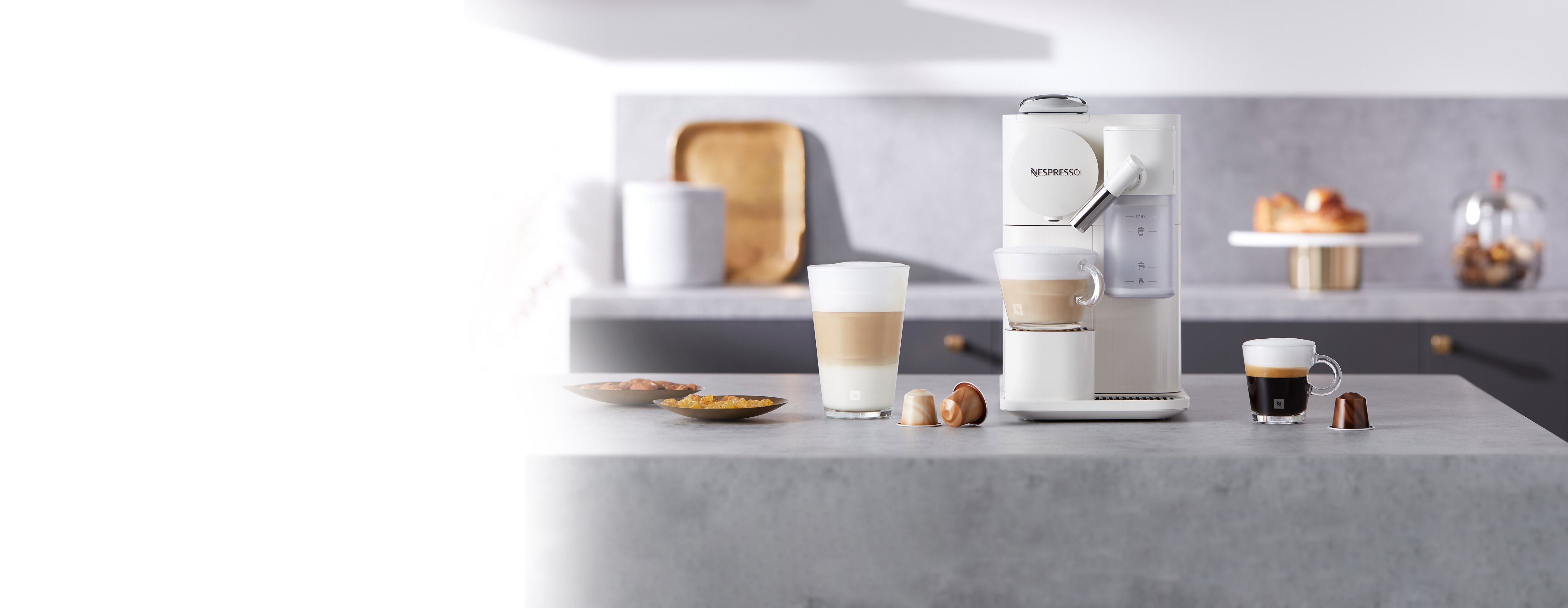 DeLonghi Lattissima One Porcelain White Coffee Machine