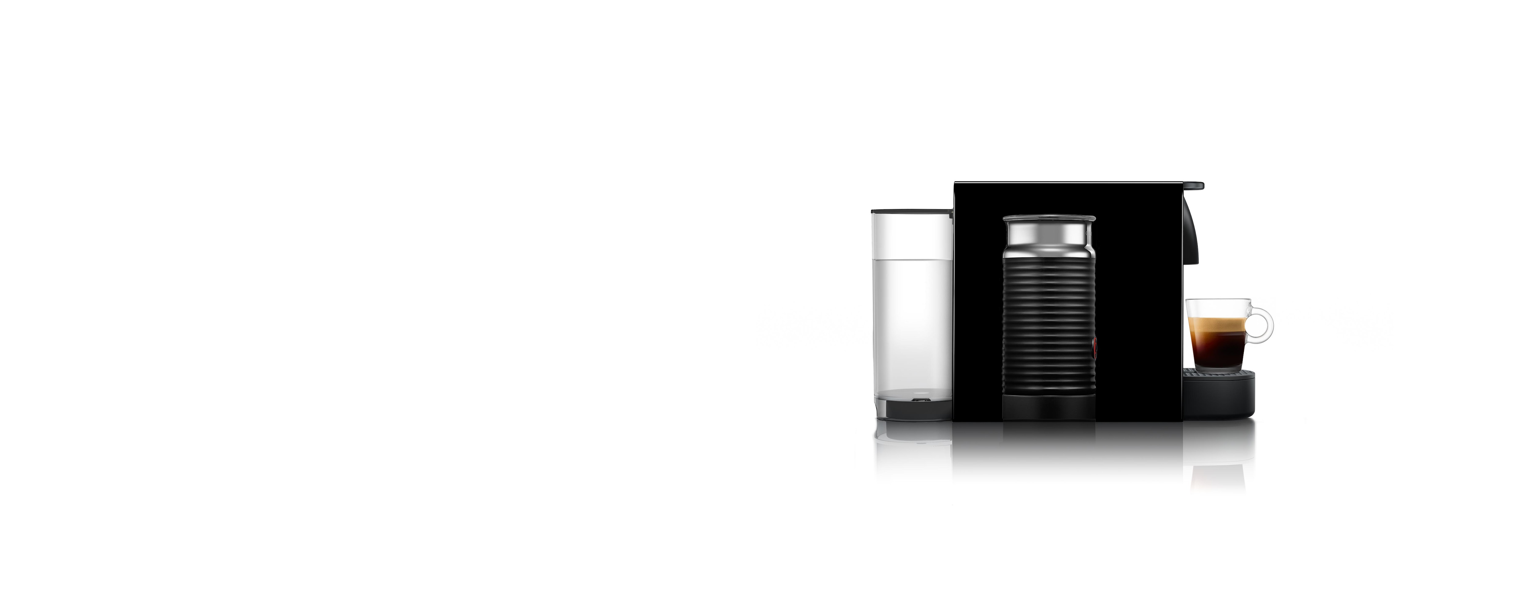 Essenza Mini Black & Aeroccino - Coffee Machines - Nespresso