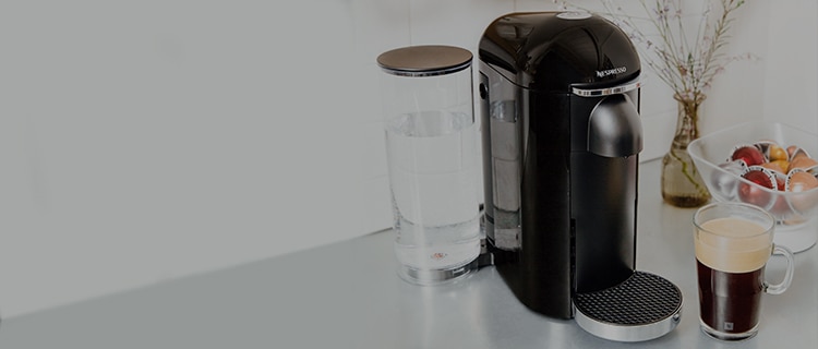 Black Discontinued Model Nespresso VertuoLine Coffee and Espresso Maker with Aeroccino Plus Milk Frother 