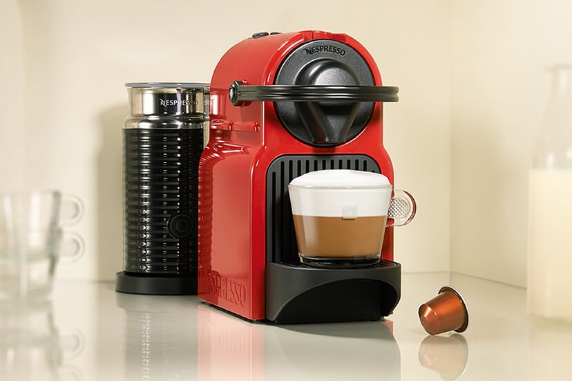 Nespresso® Inissia Espresso Machine by Breville, Ruby Red