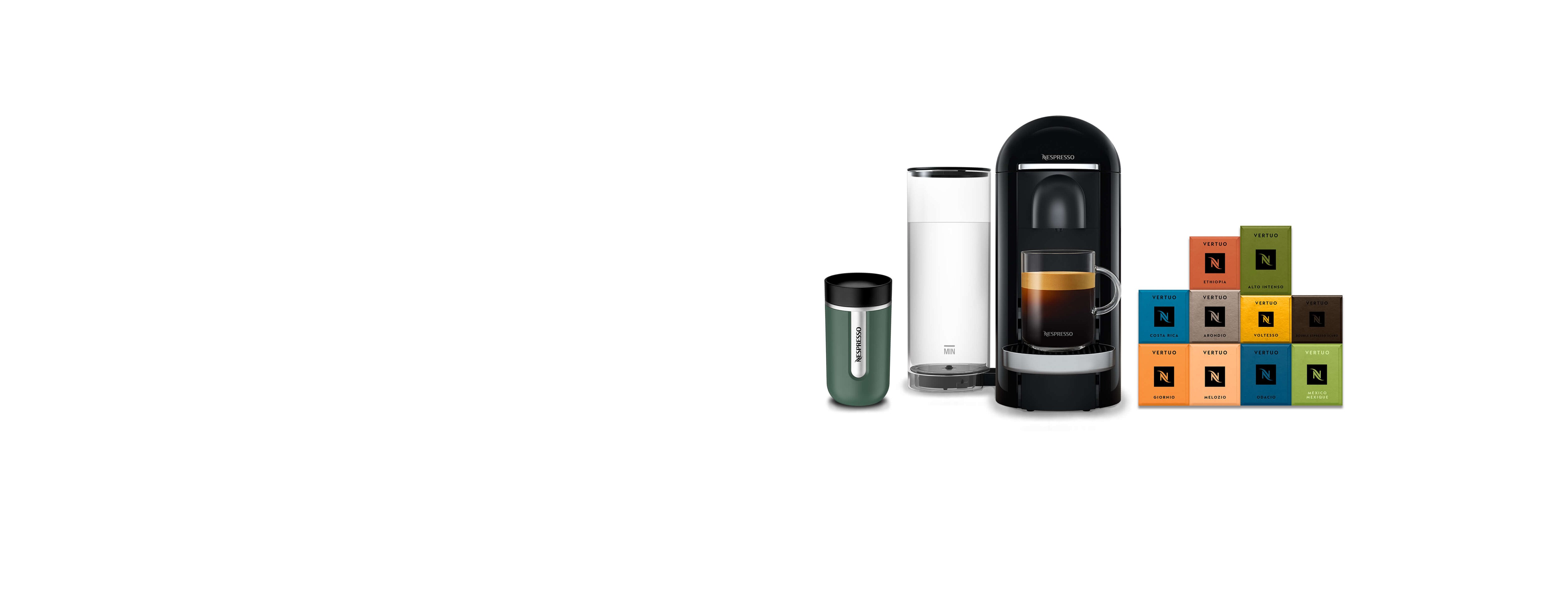 VertuoPlus Black \u0026 Nomad Mug | Oferta de Bienvenida | Nespresso Mexico