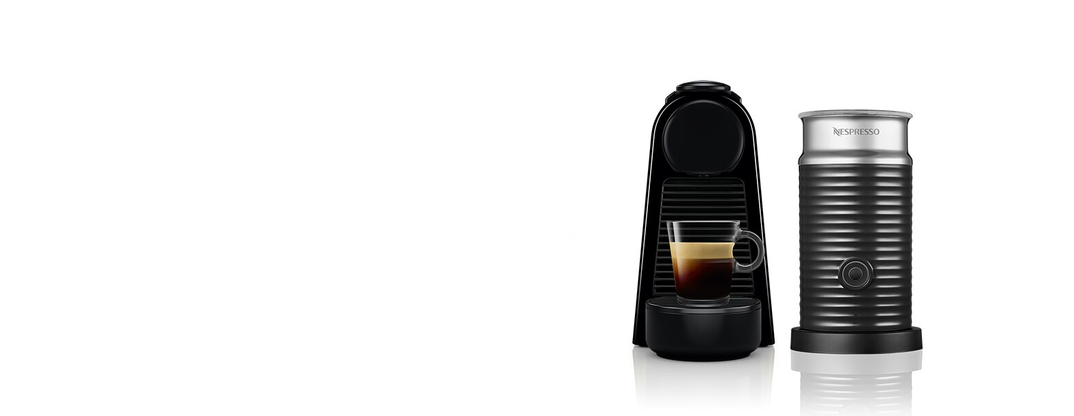 25134円 値段が激安 Nespresso Essenza Mini Espresso Machine by De'Longhi with Aeroccino Black ＿並行輸入品