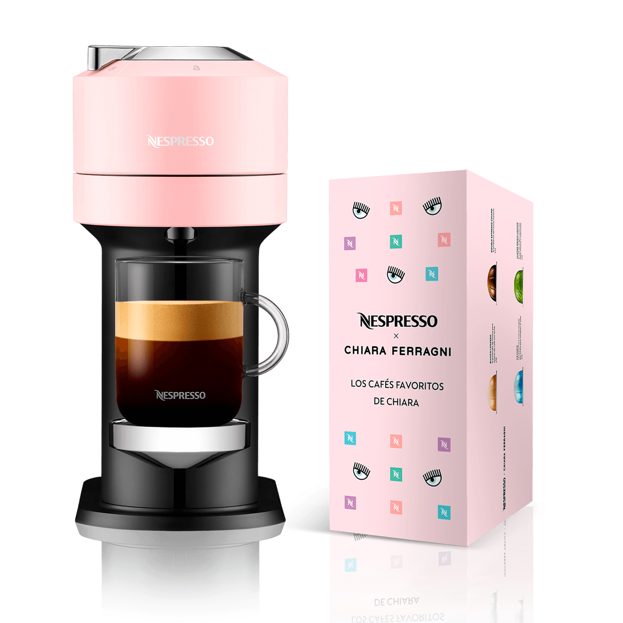 Vertuo Next + Café x Chiara Ferragni | Cafetera Nespresso | Nespresso™  México
