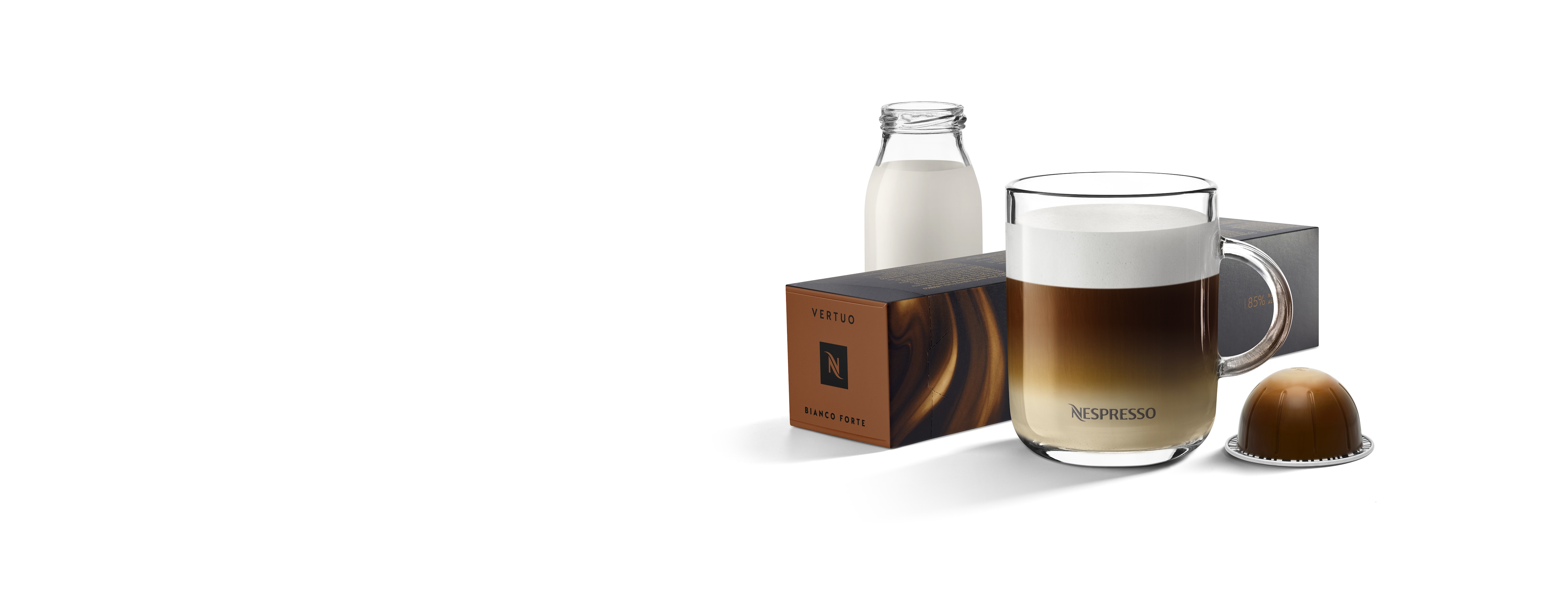 Bianco Forte Coffee Pods | Vertuo 