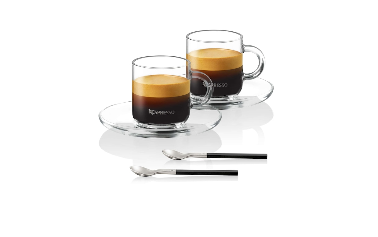 Interactie porselein serveerster VERTUO Double Espresso tassen | Accessoires | Nespresso